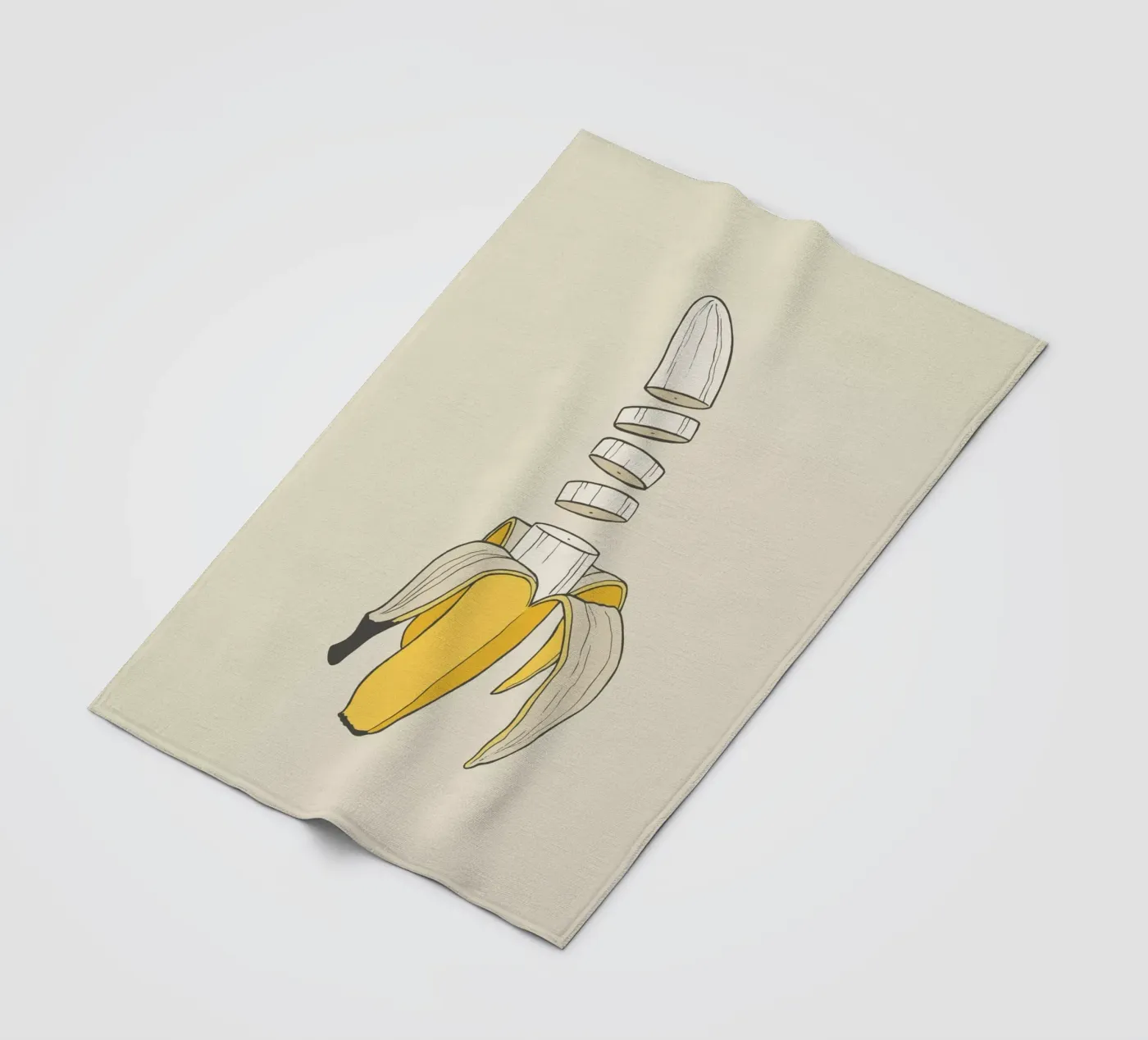 Banana Split fleecedeken van Rob Art | Illustration