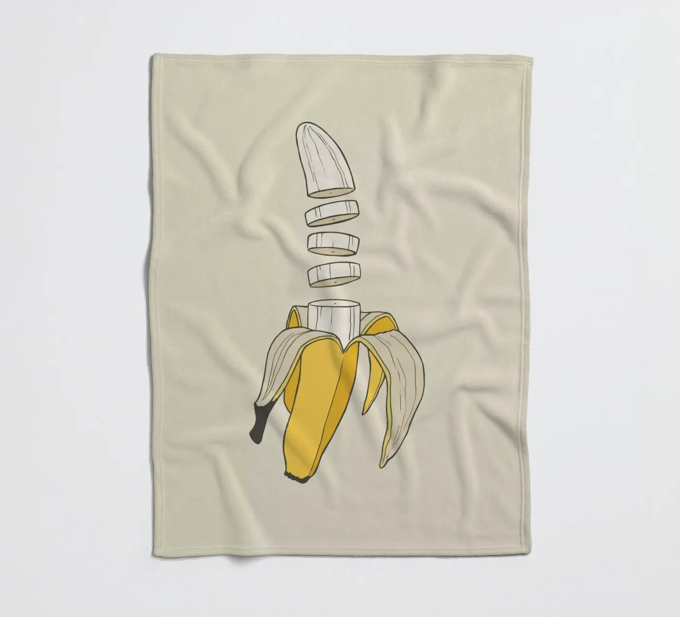 Banana Split Fleecedecke von Rob Art | Illustration