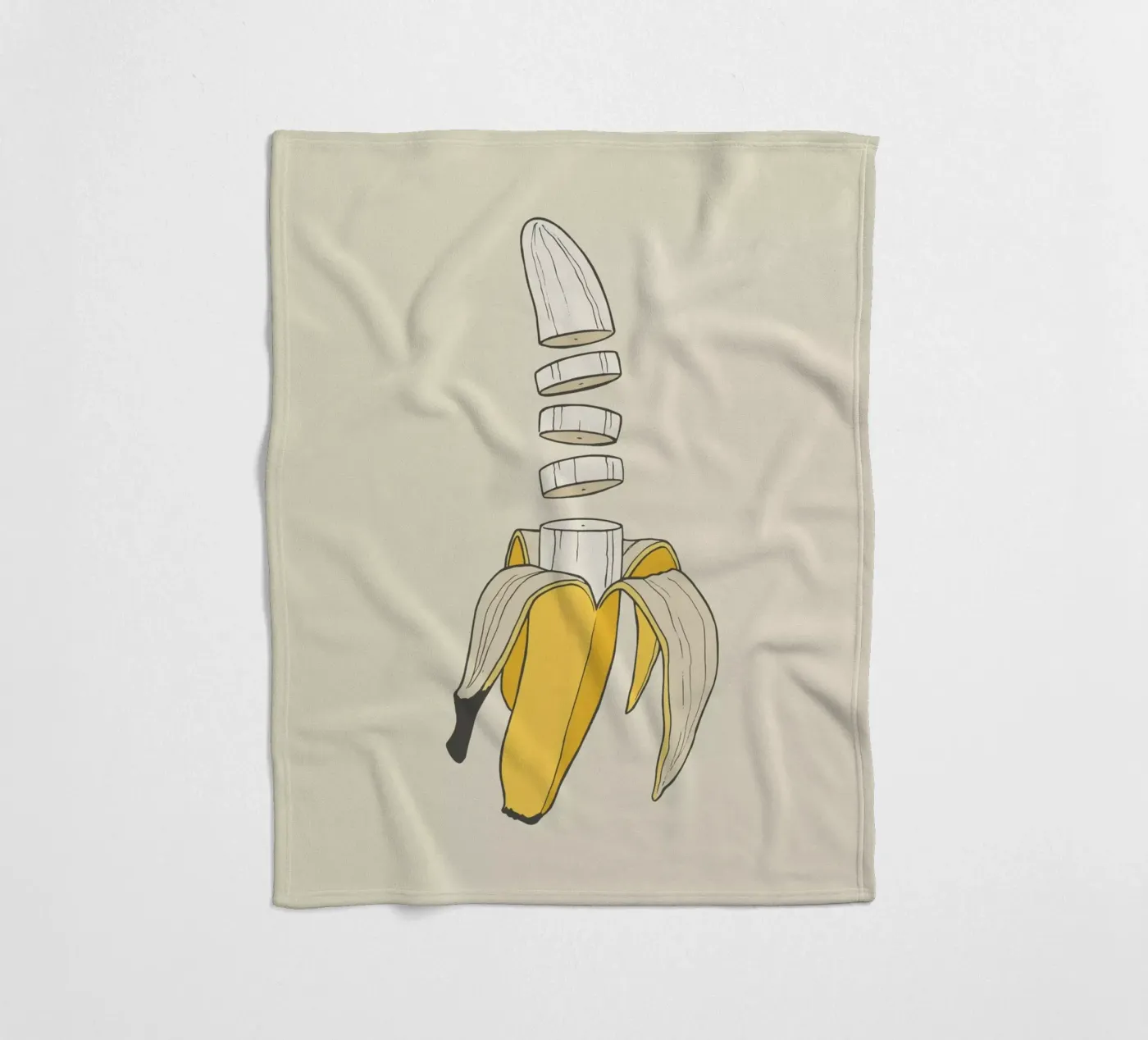 Banana Split fleecedeken van Rob Art | Illustration