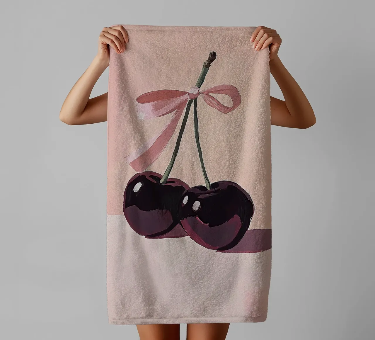 Cherry towel by Euphoria Theresa