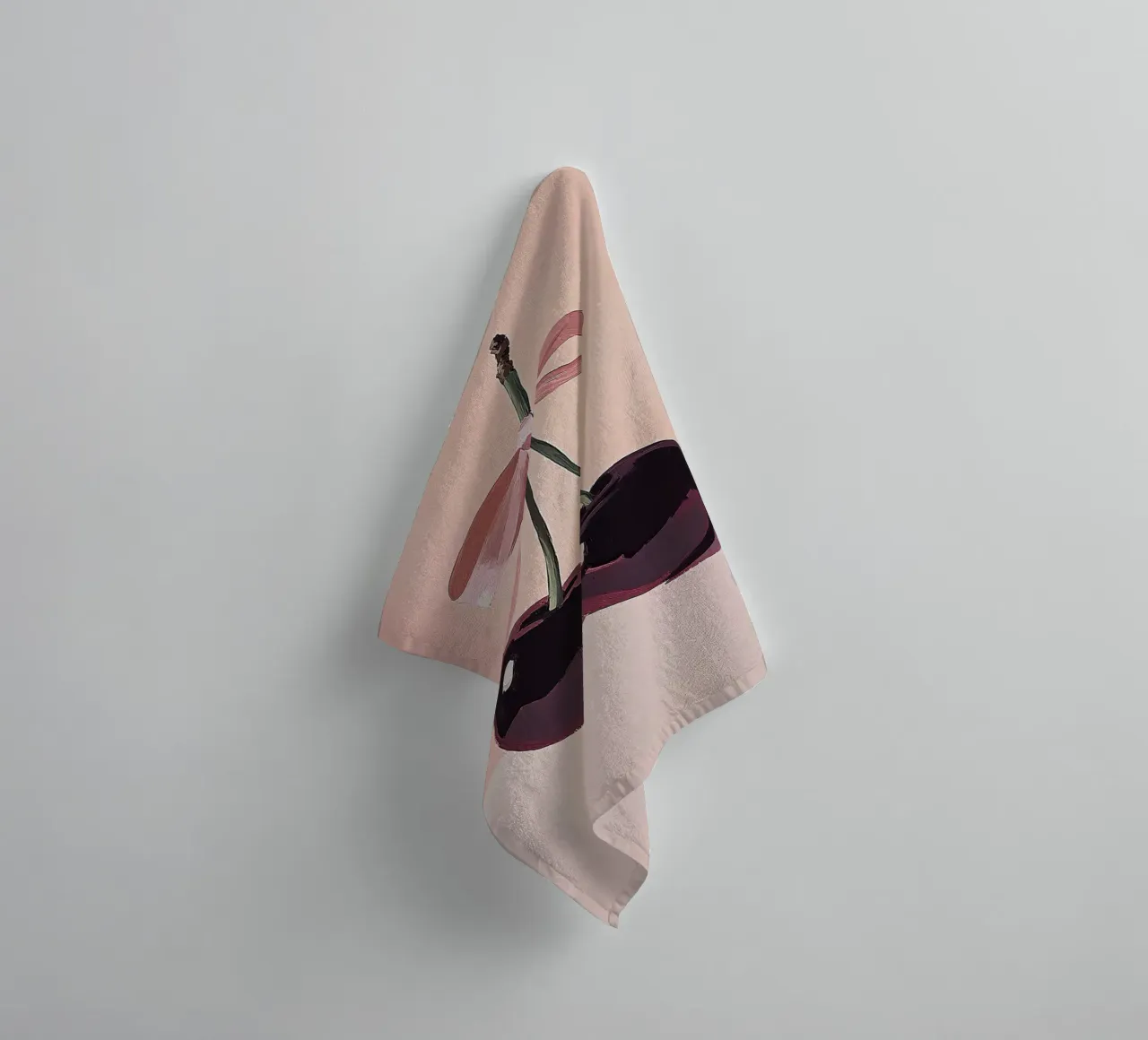 Cherry towel by Euphoria Theresa