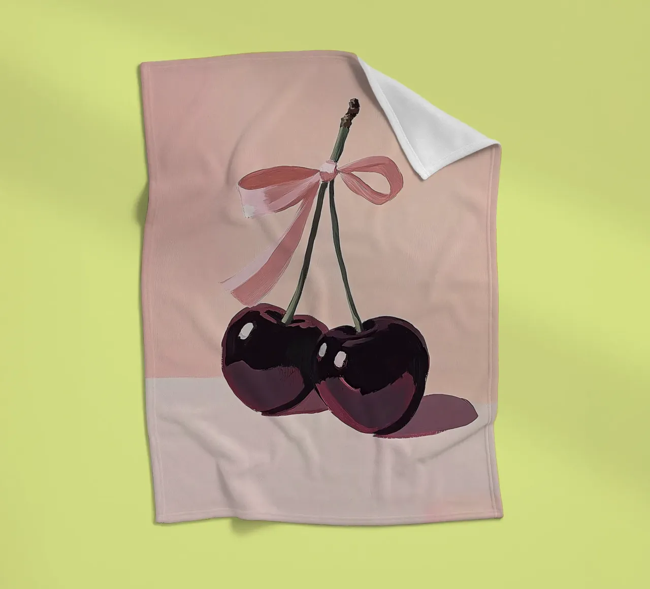 Cherry Fleecedecke von Euphoria Theresa