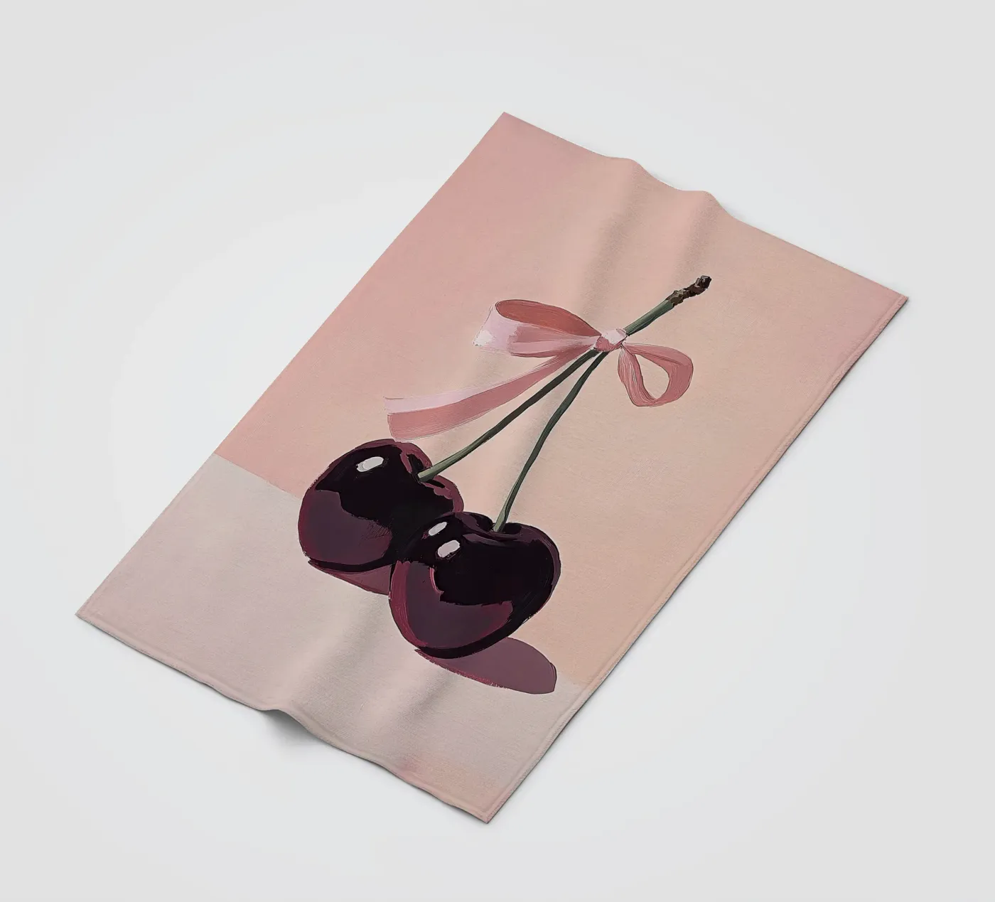 Cerise plaid polaire de Euphoria Theresa