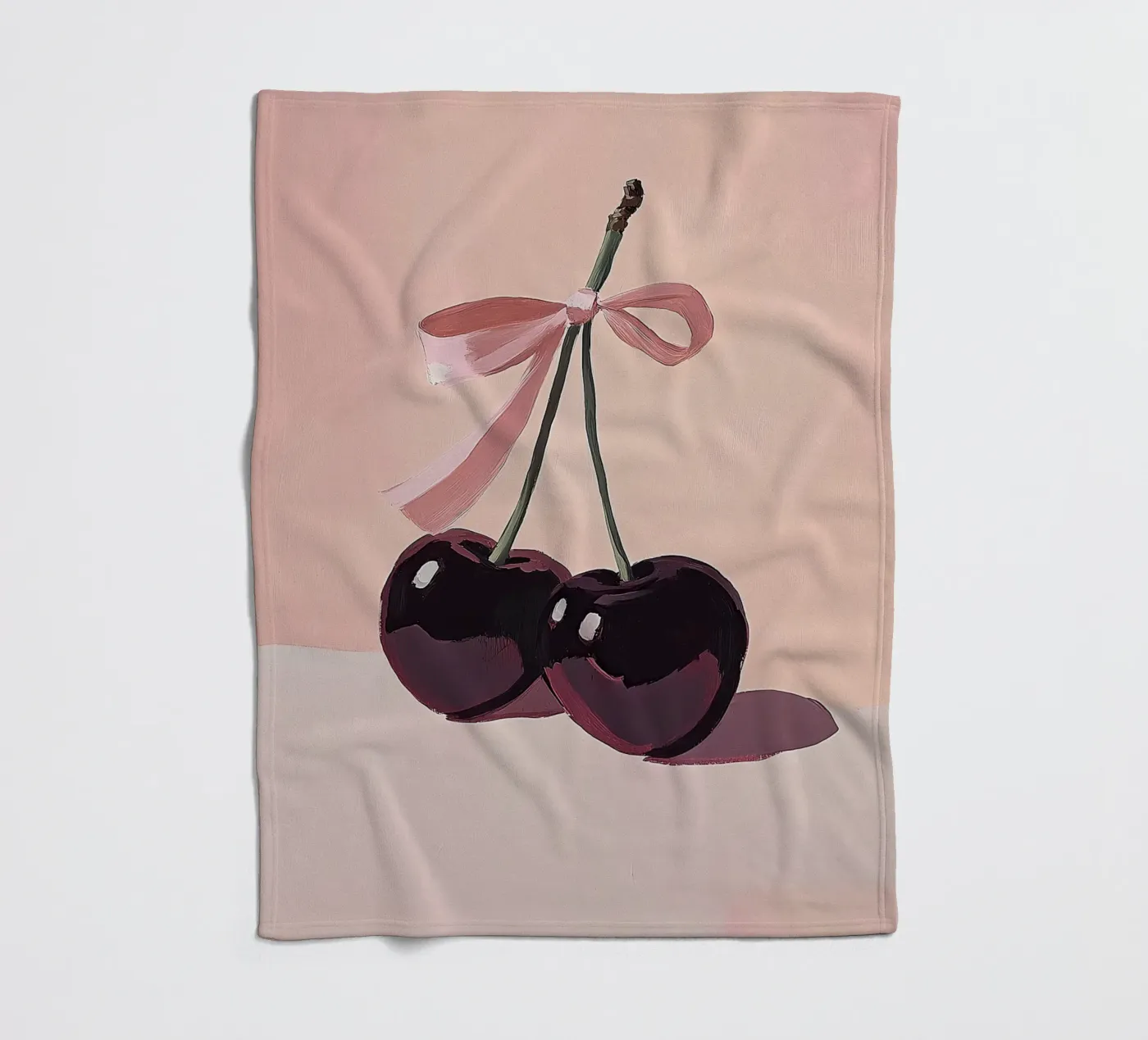 Cerise plaid polaire de Euphoria Theresa