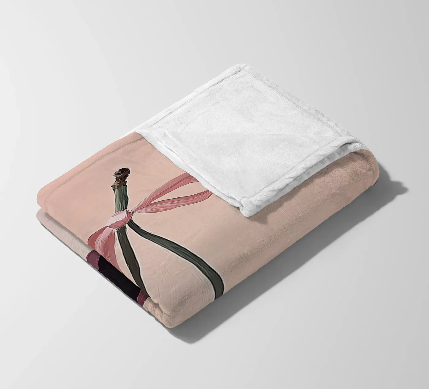 Cerise plaid polaire de Euphoria Theresa