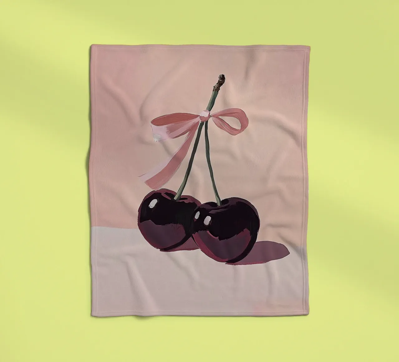 Cherry Fleecedecke von Euphoria Theresa