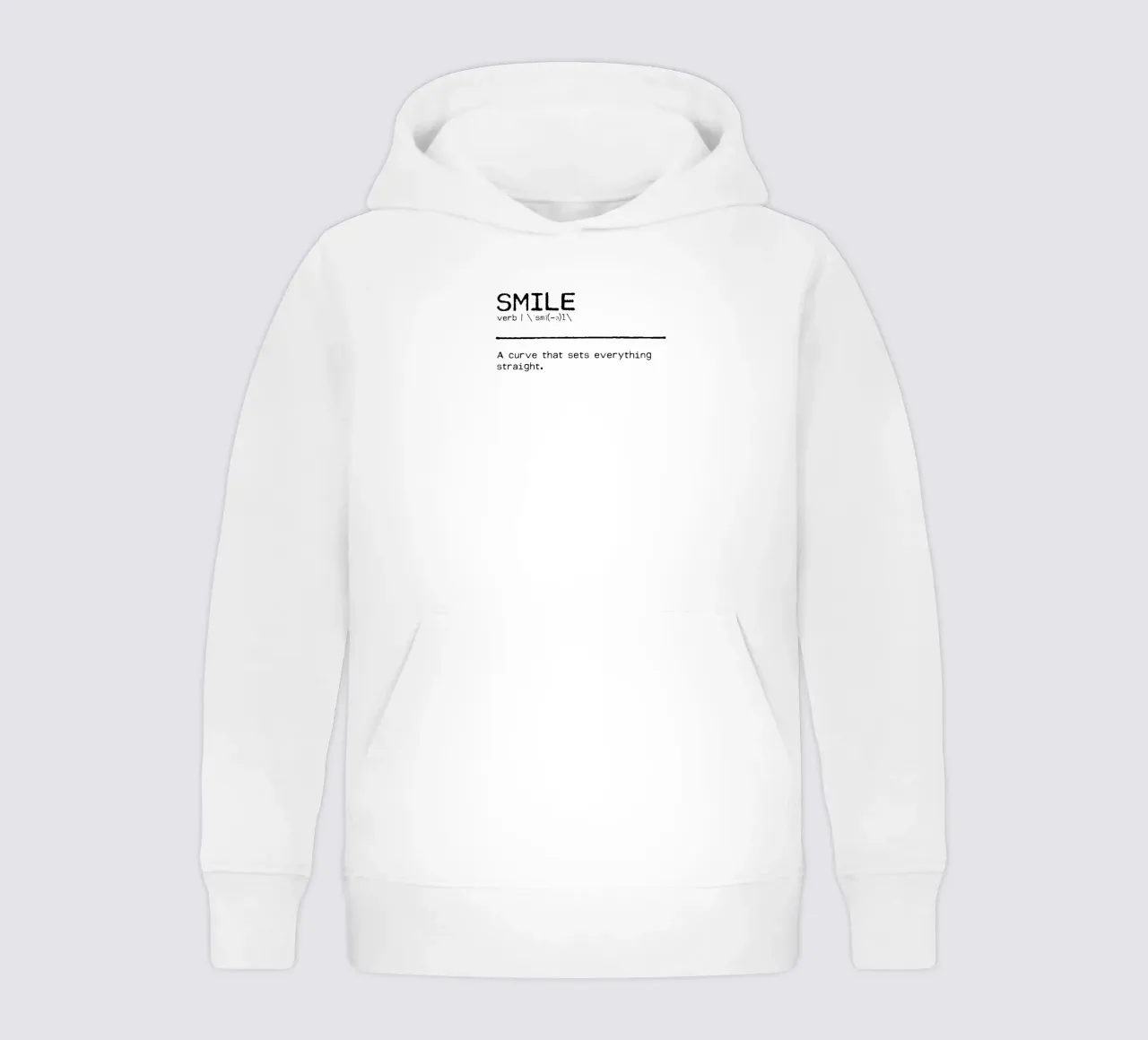 Definition Quote - Smile Kinder Hoodie von Orara Studio