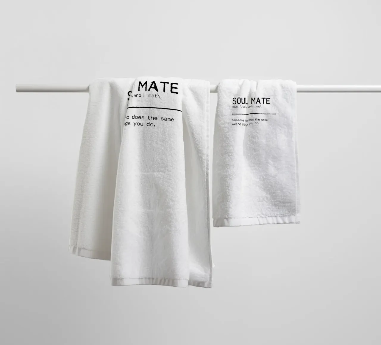 Definition Quote - Soul Mate towel by Orara Studio