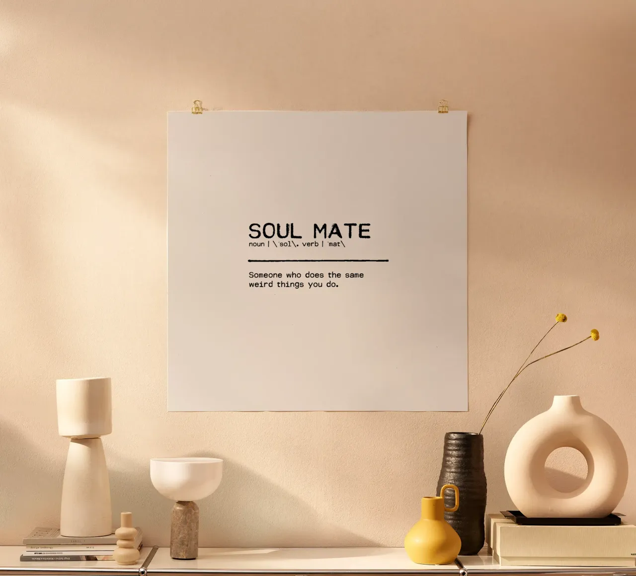 Definition Quote - Soul Mate hahnemühle by Orara Studio