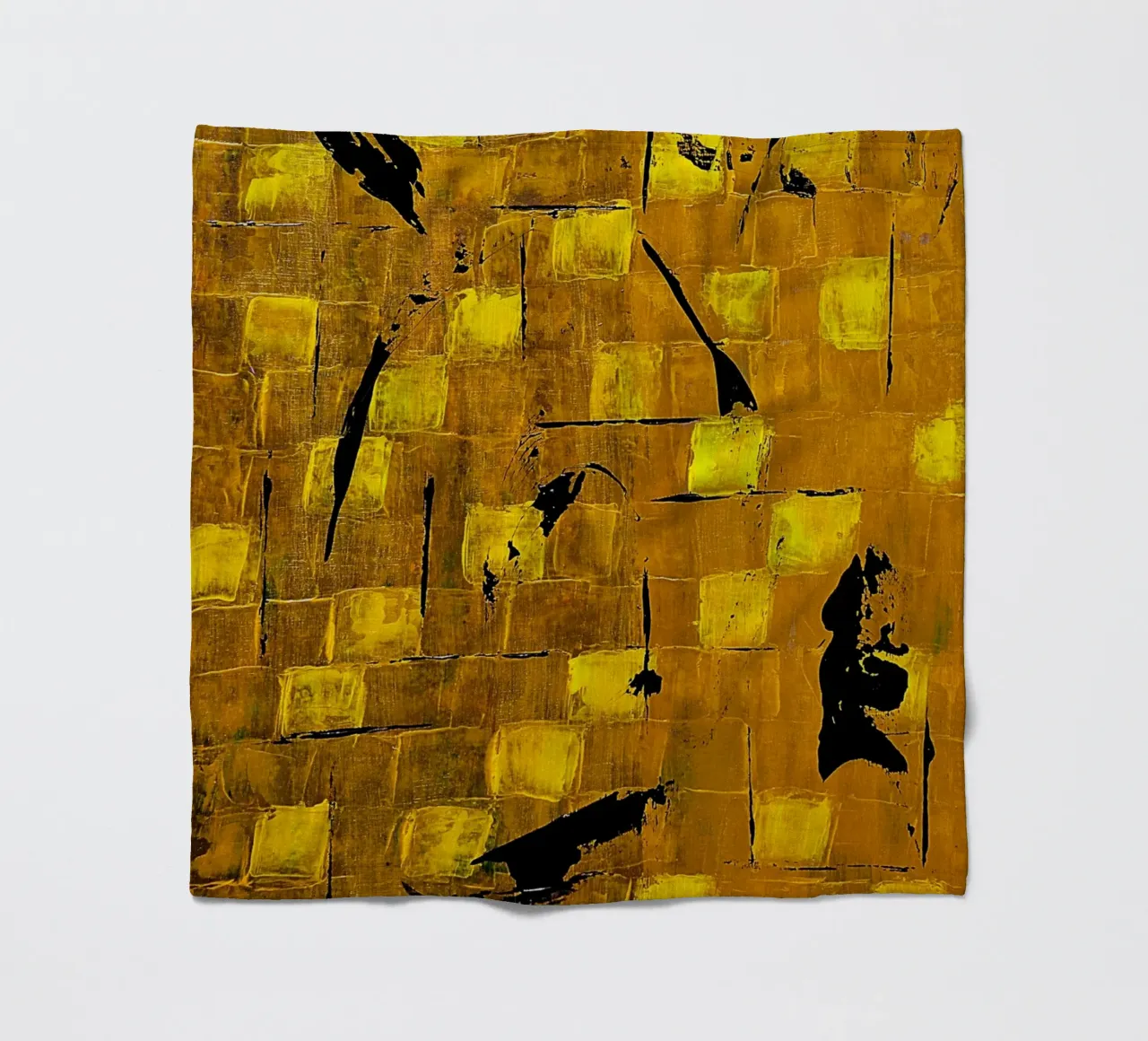 IDEAL GIFT 70 fleece blanket by Thierry Vobmann Abstract painting