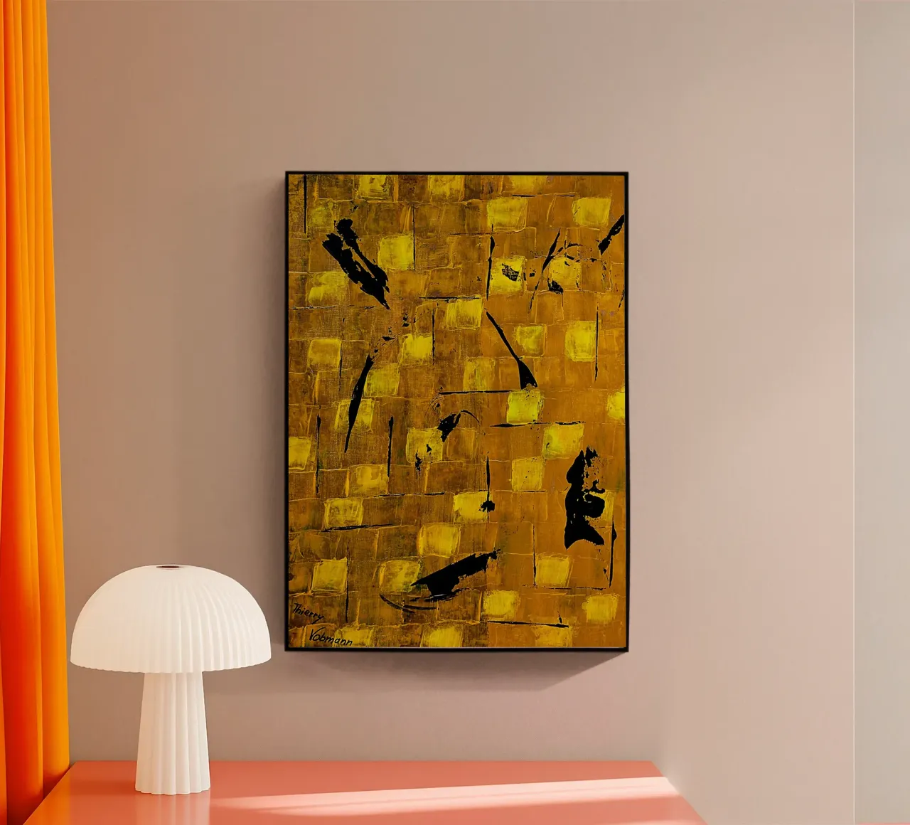IDEAL GIFT 70 plexiglass da Thierry Vobmann Abstract painting