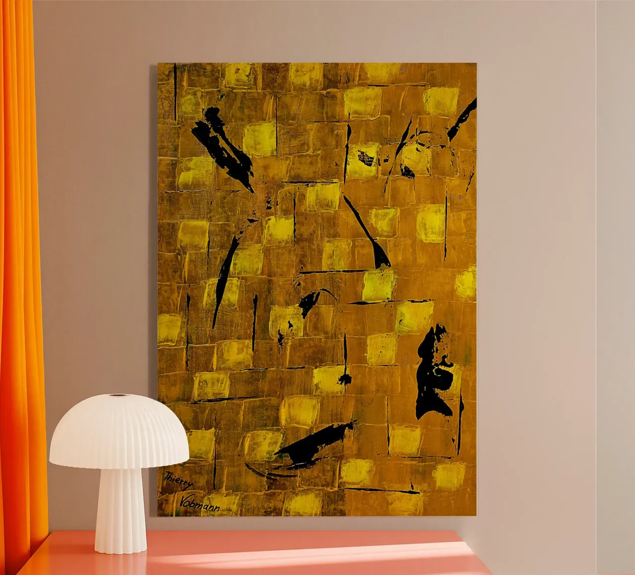 IDEAL GIFT 70 plexiglass da Thierry Vobmann Abstract painting