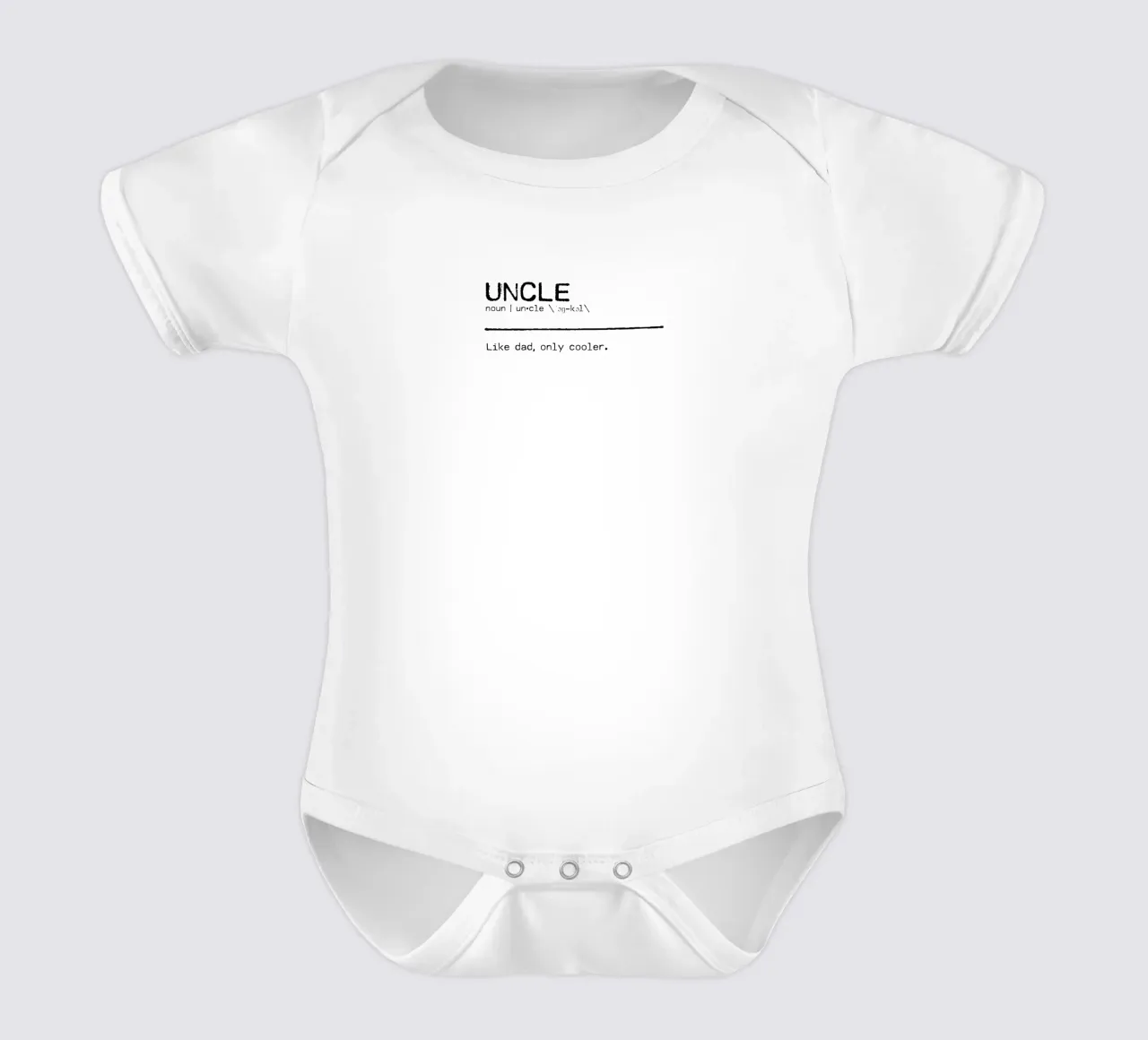 Definition Zitat - Onkel Kurzarm Babybody von Orara Studio