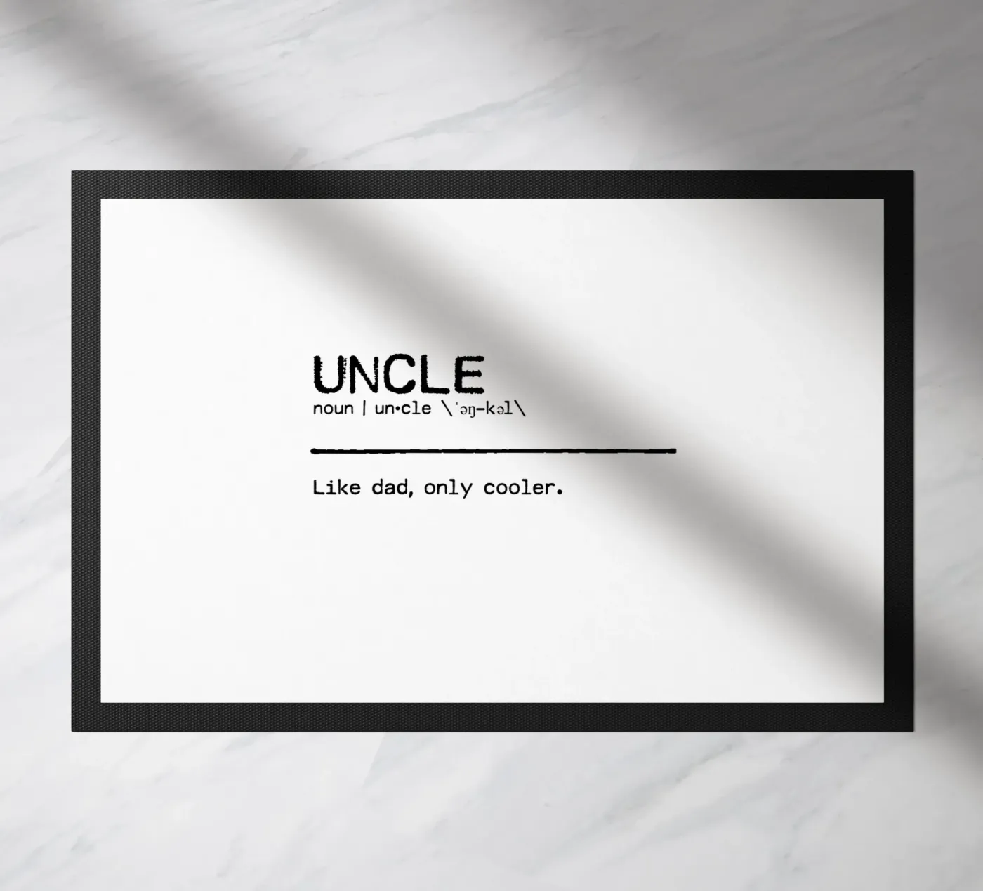 Definition Quote - Uncle doormat by Orara Studio