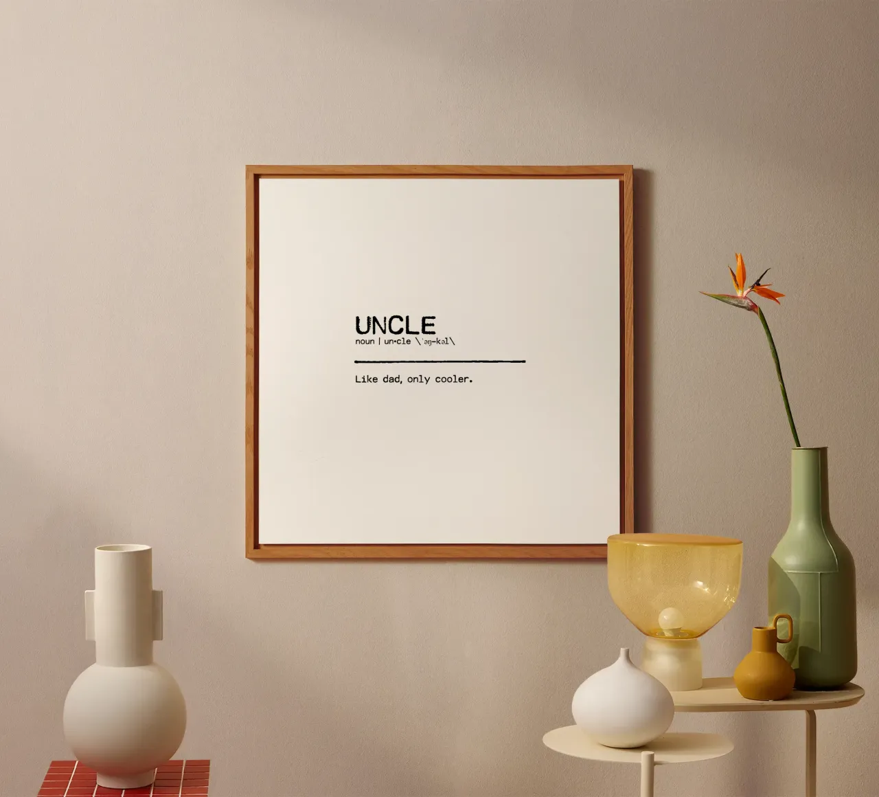 Definition Quote - Uncle alluminio dibond da Orara Studio