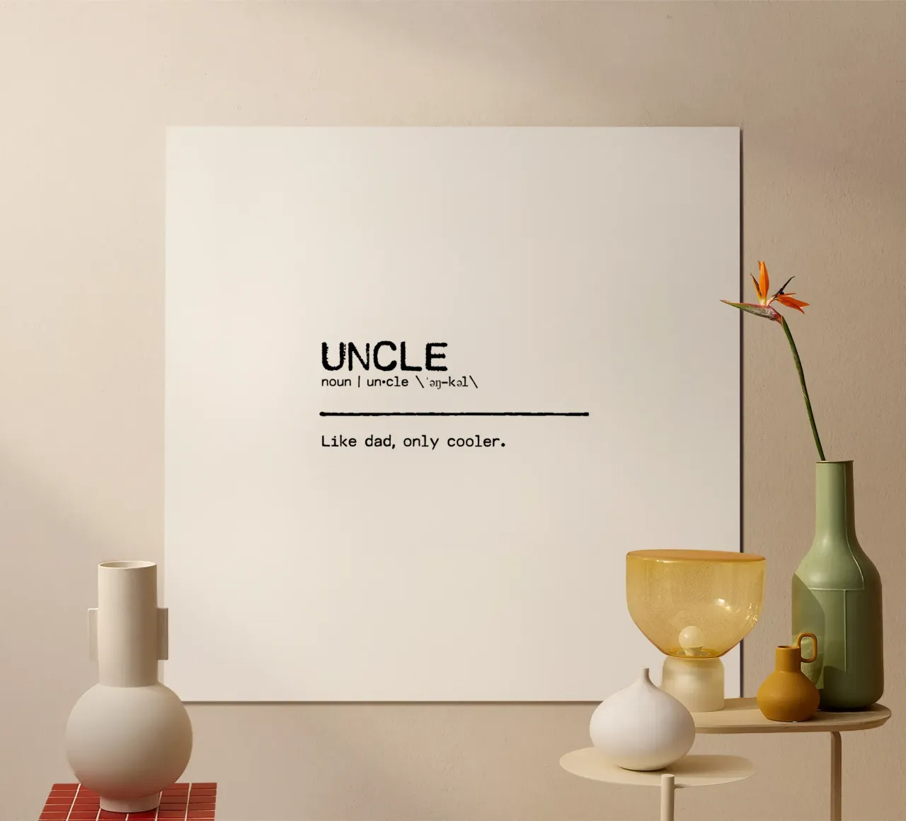 Definition Quote - Uncle poster da Orara Studio