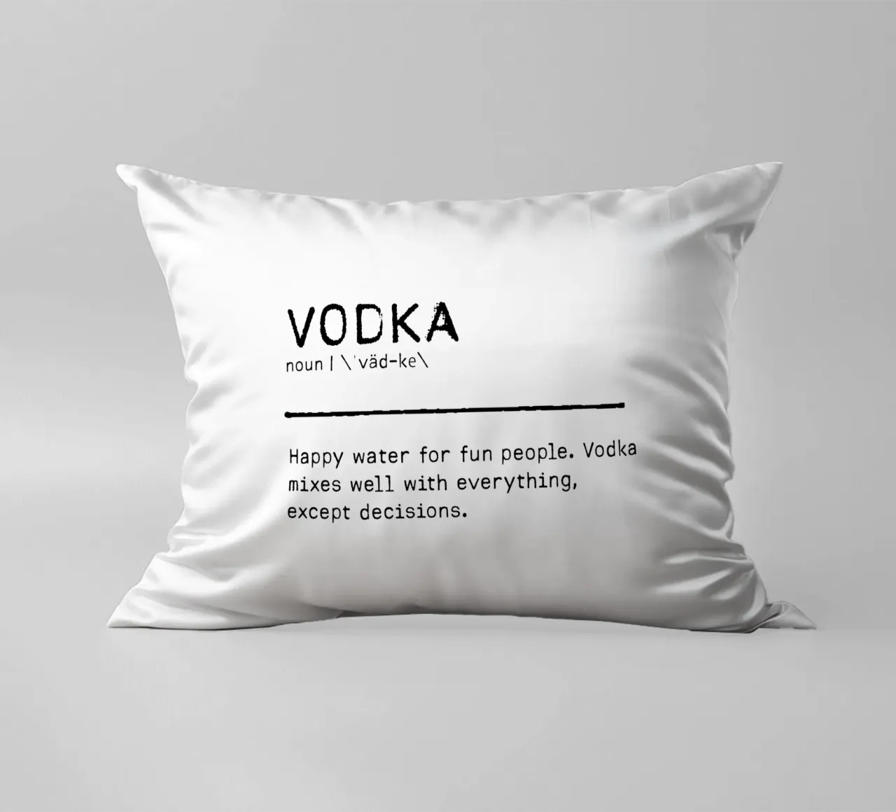Definizione Citazione - Vodka cuscino da Orara Studio