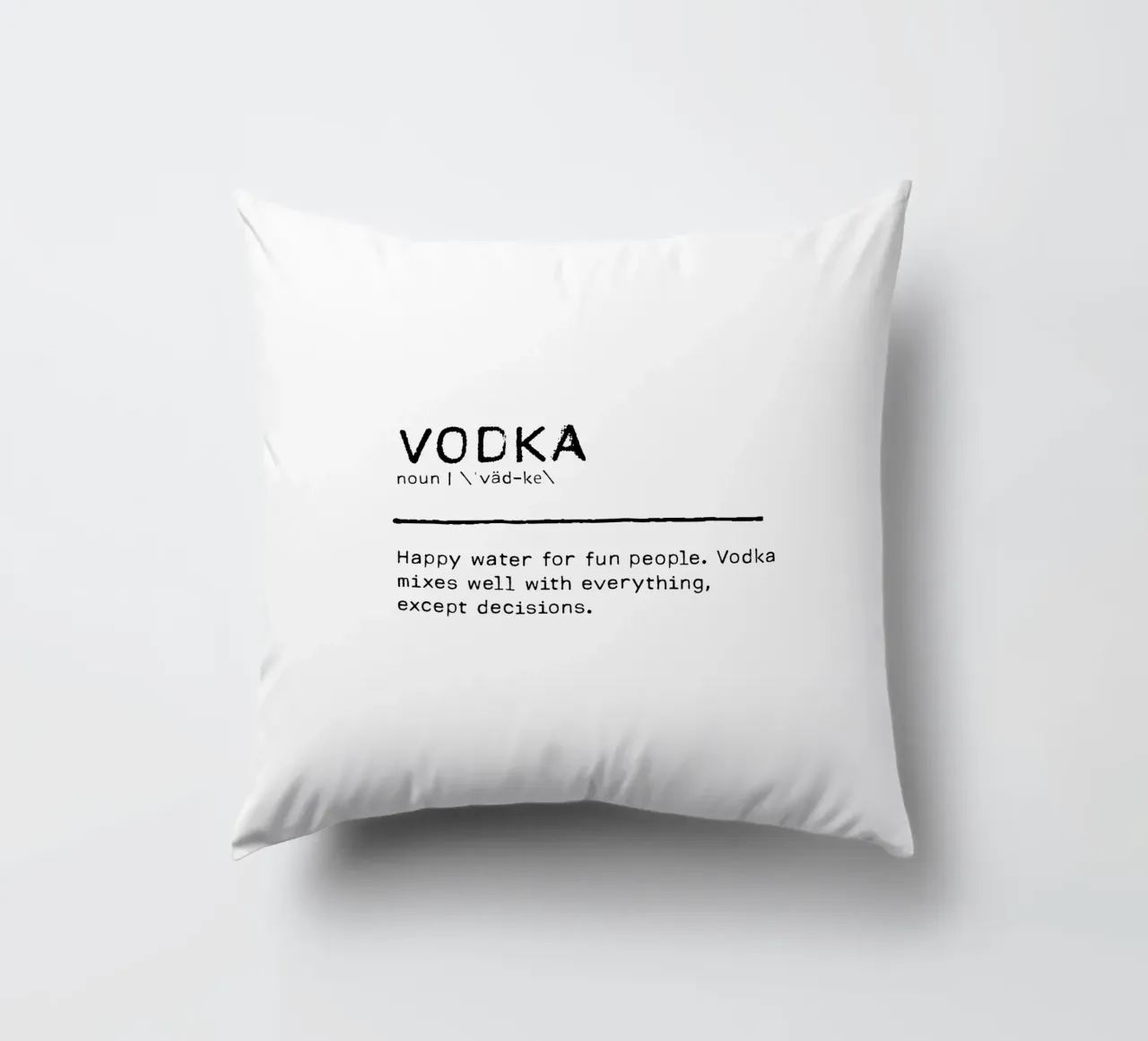Definizione Citazione - Vodka cuscino da Orara Studio