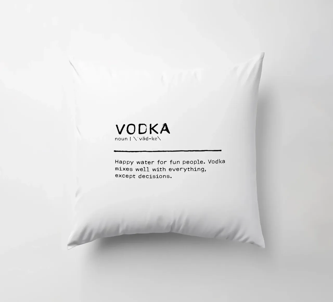 Definizione Citazione - Vodka cuscino da Orara Studio