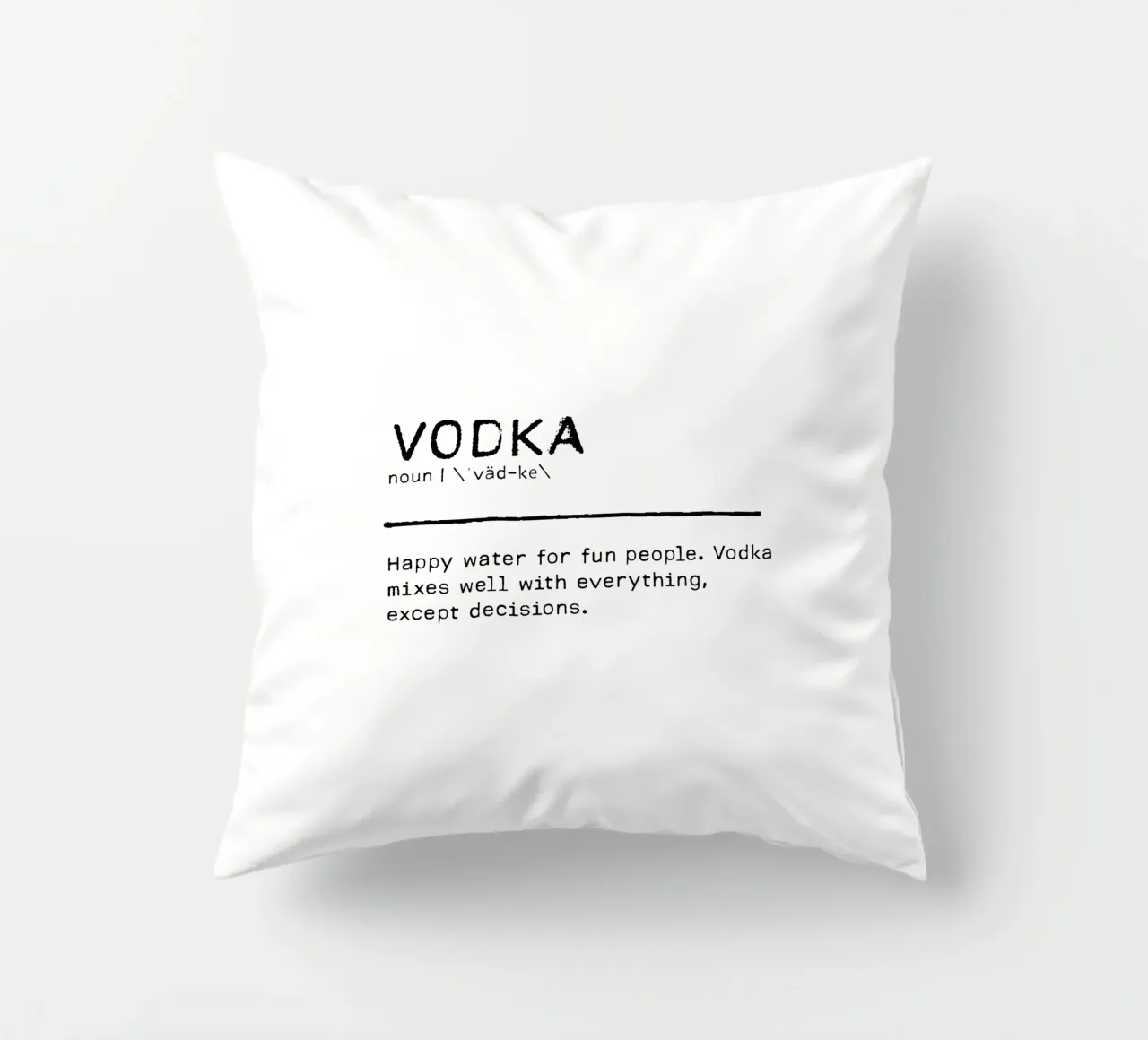 Definizione Citazione - Vodka cuscino da Orara Studio