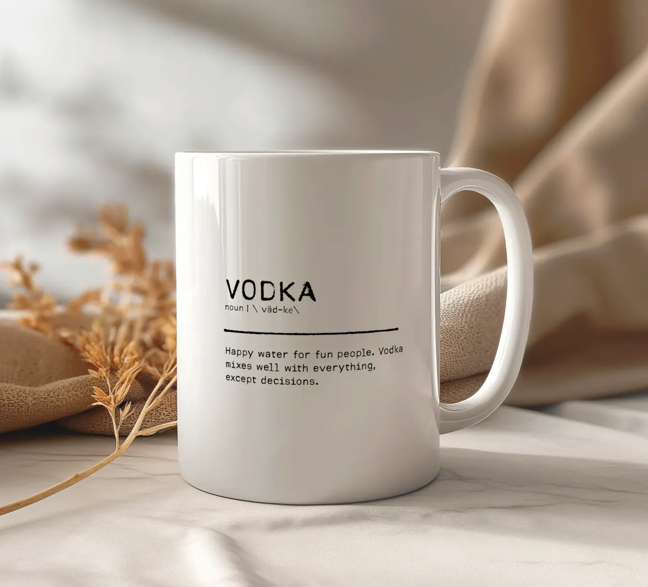 Definizione Citazione - Vodka tazza in ceramica da Orara Studio