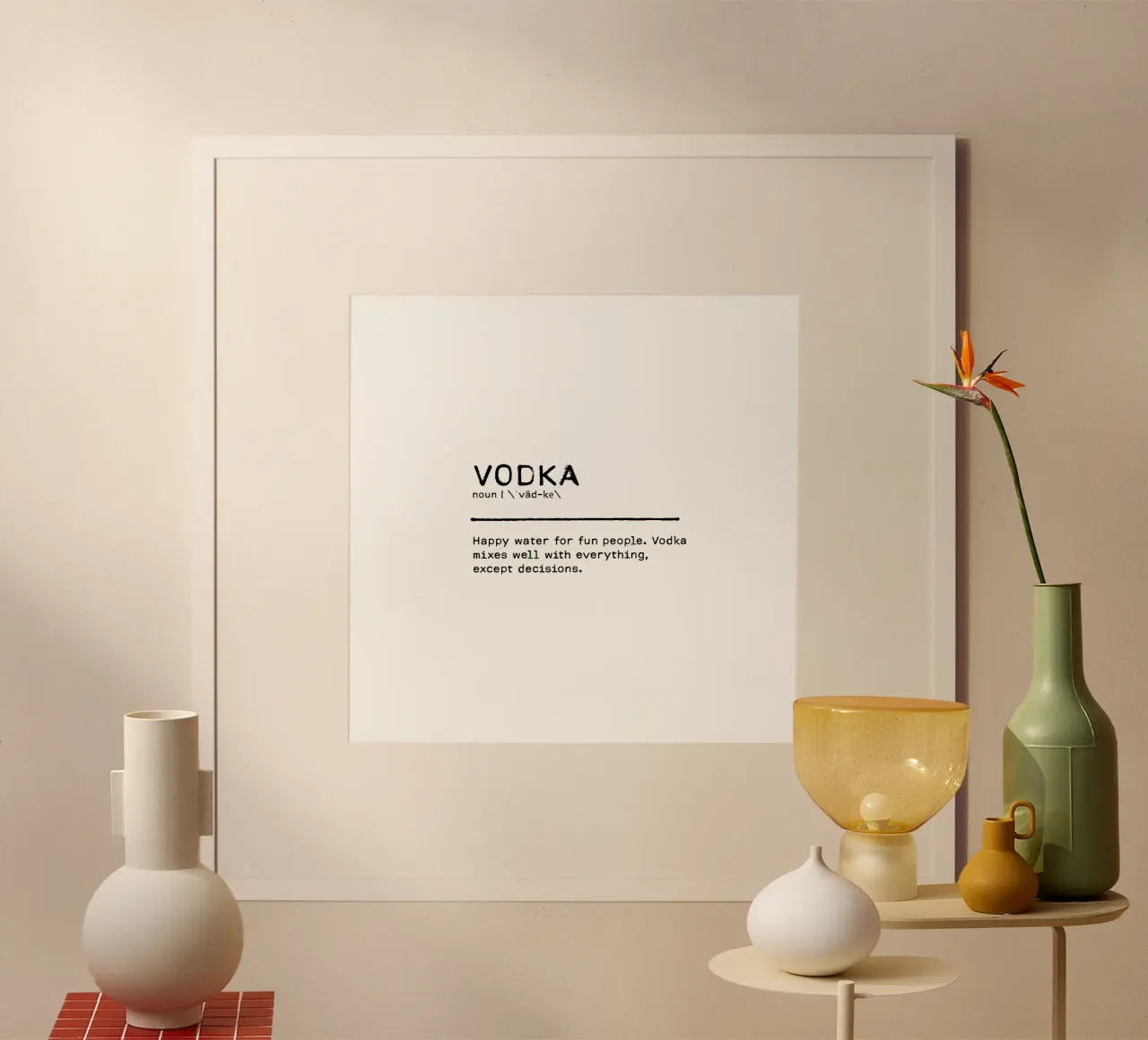Definition Quote - Wodka Hahnemühle von Orara Studio