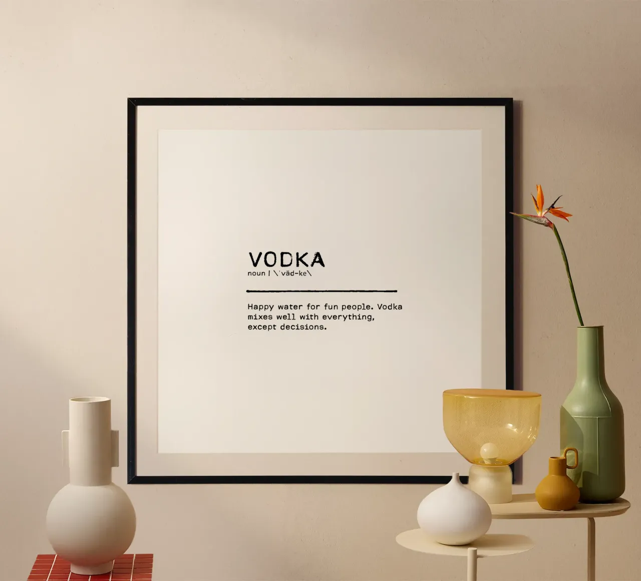 Definition Quote - Wodka Hahnemühle von Orara Studio