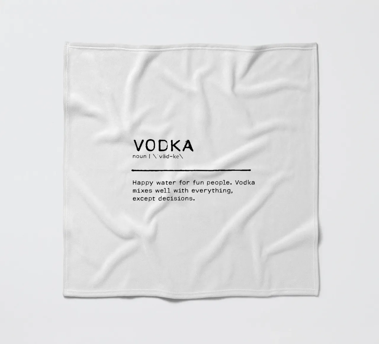 Definizione Citazione - Vodka coperta in pile da Orara Studio