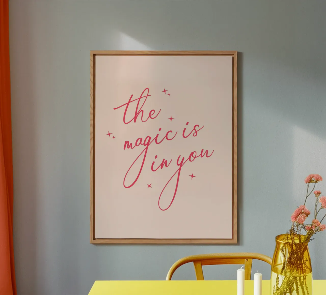 The magic is in you quote alu-dibond by Paigaam Studio