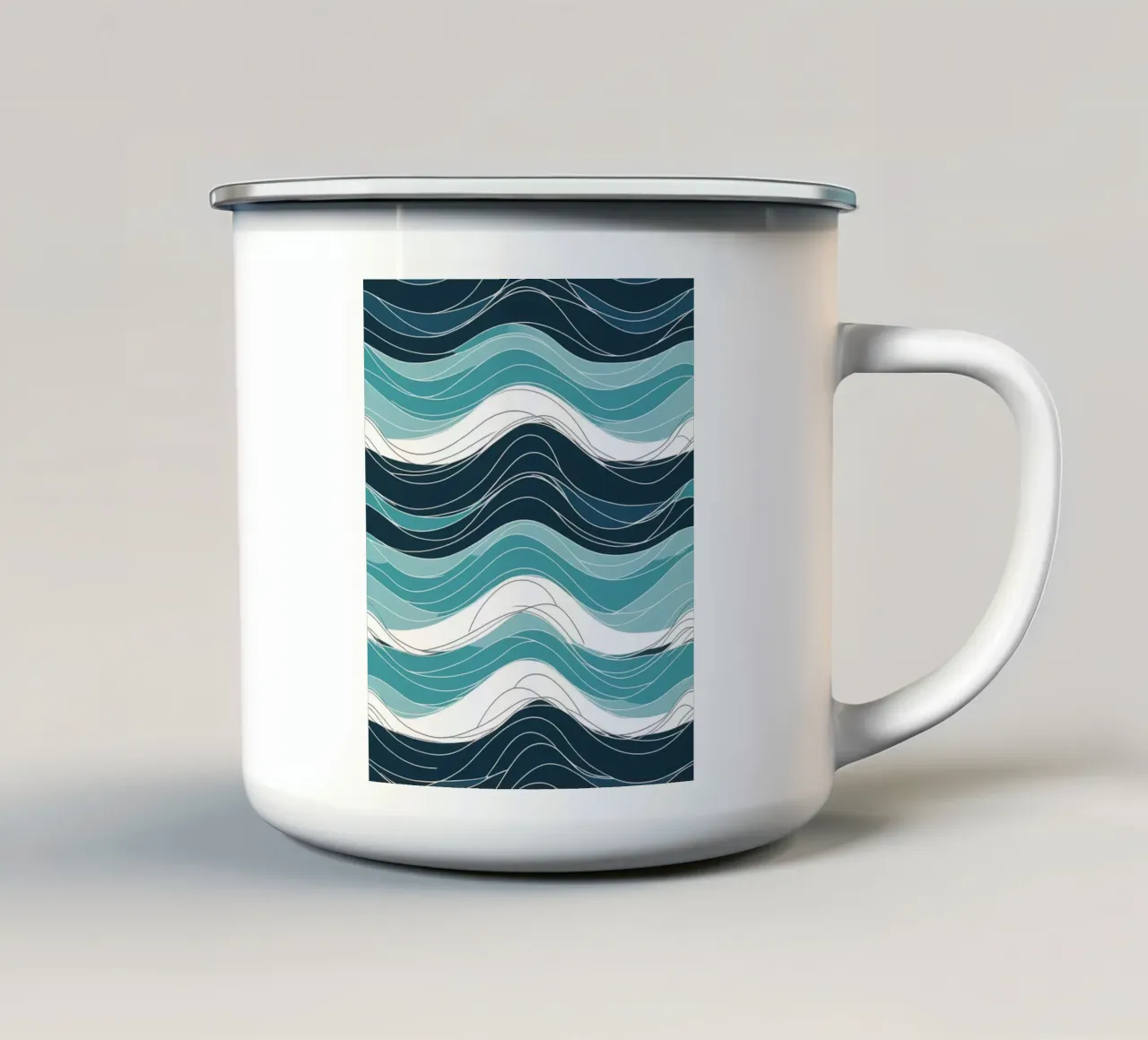 Il mare dei sogni tazza in smalto da Artistic-shop