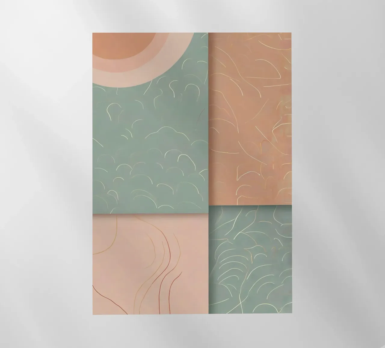 Abstract patroon backlit folie van Charnwood Prints