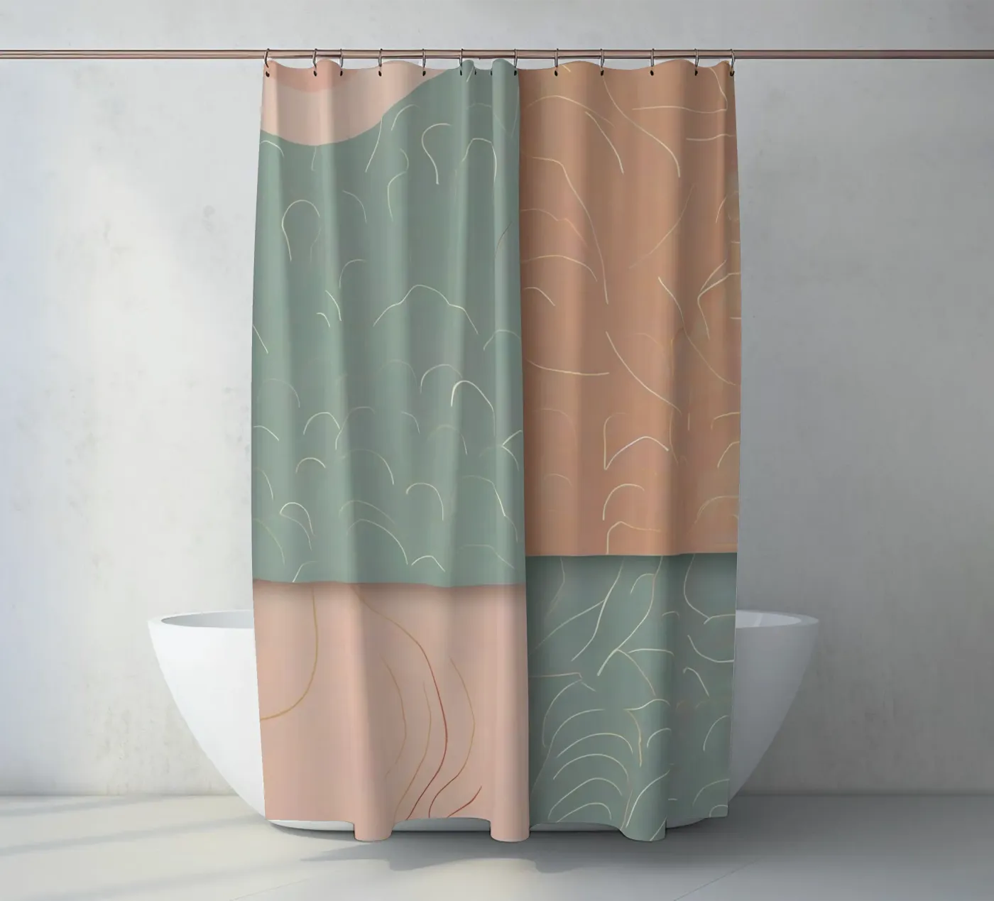 Abstract Pattern Duschvorhang von Charnwood Prints