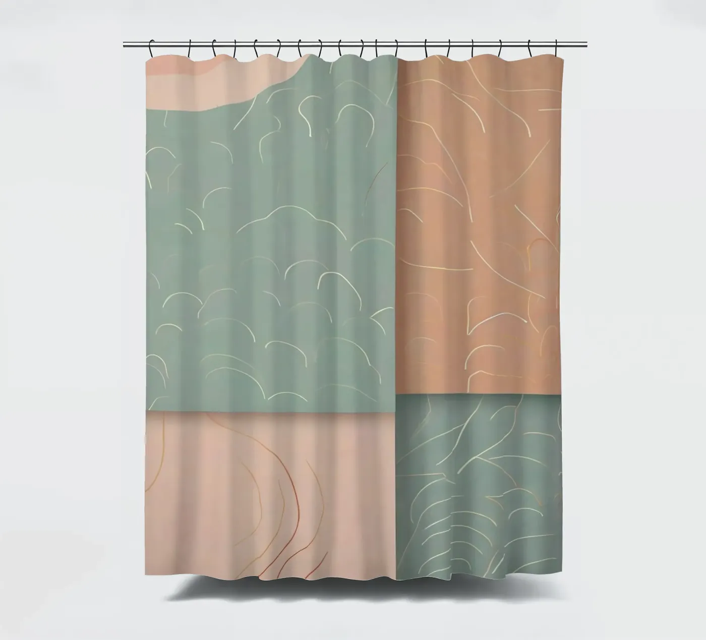 Abstract Pattern Duschvorhang von Charnwood Prints