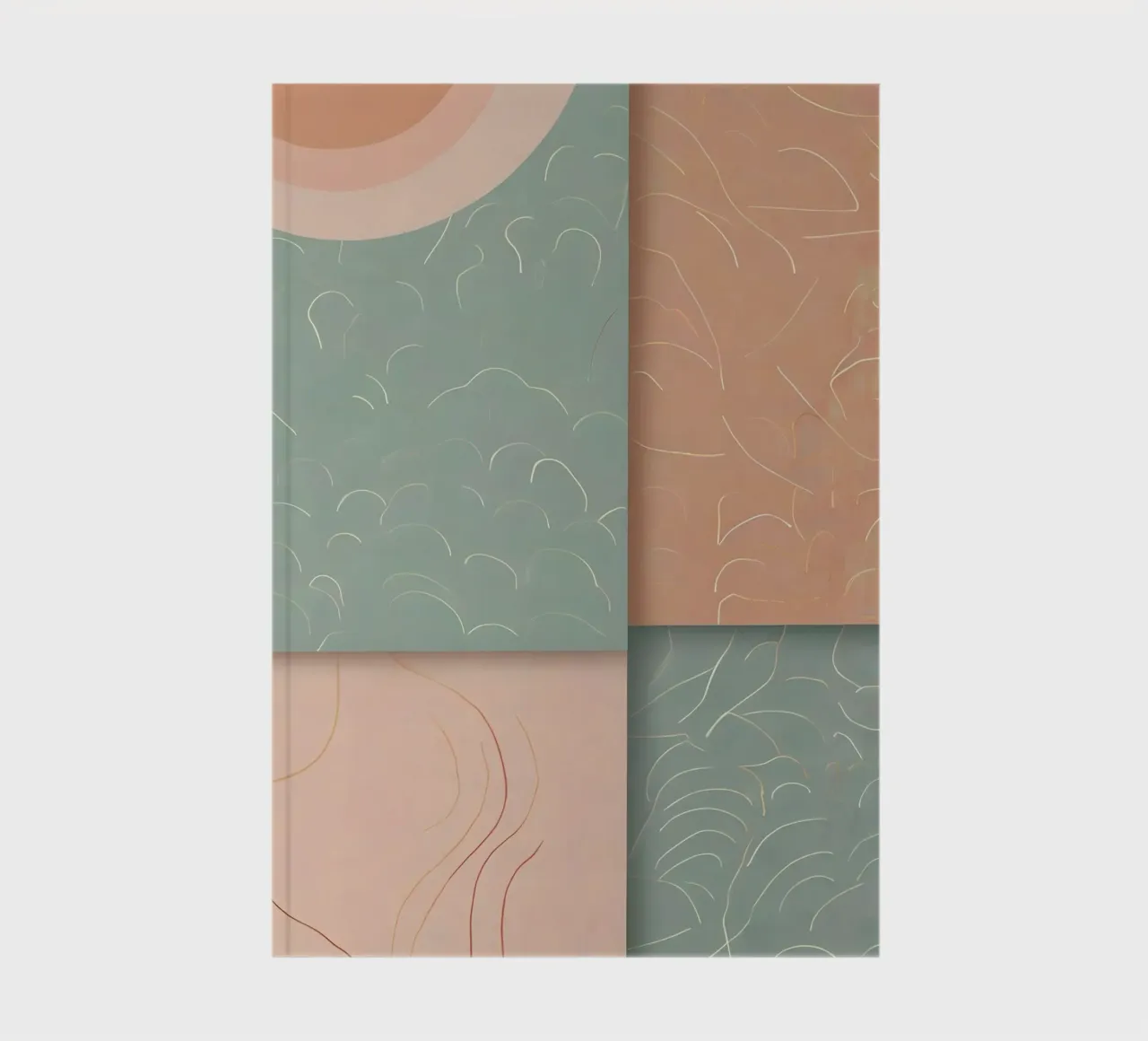 Abstract Pattern notebook by Charnwood Prints