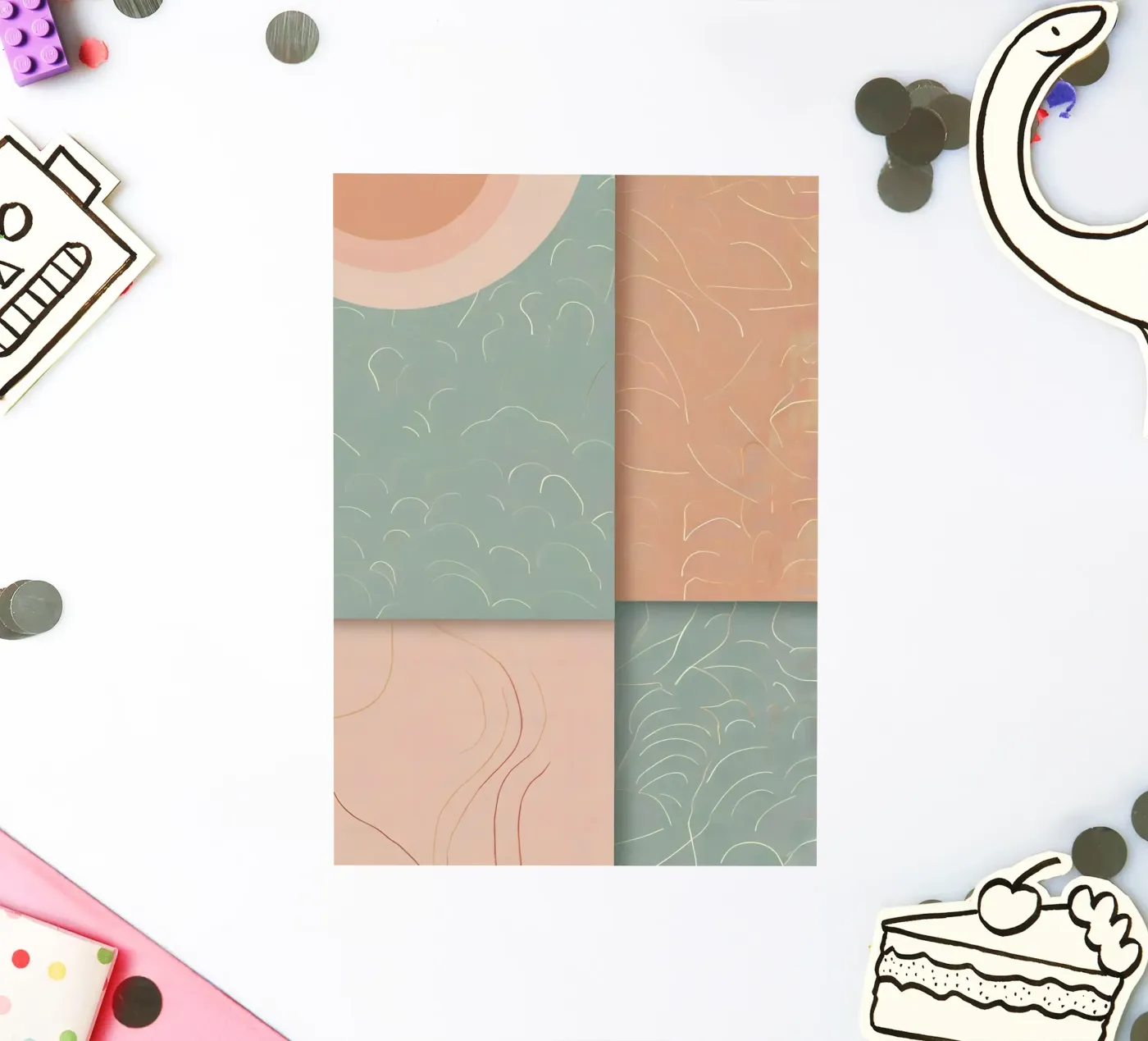 Abstract Pattern adesivo da Charnwood Prints