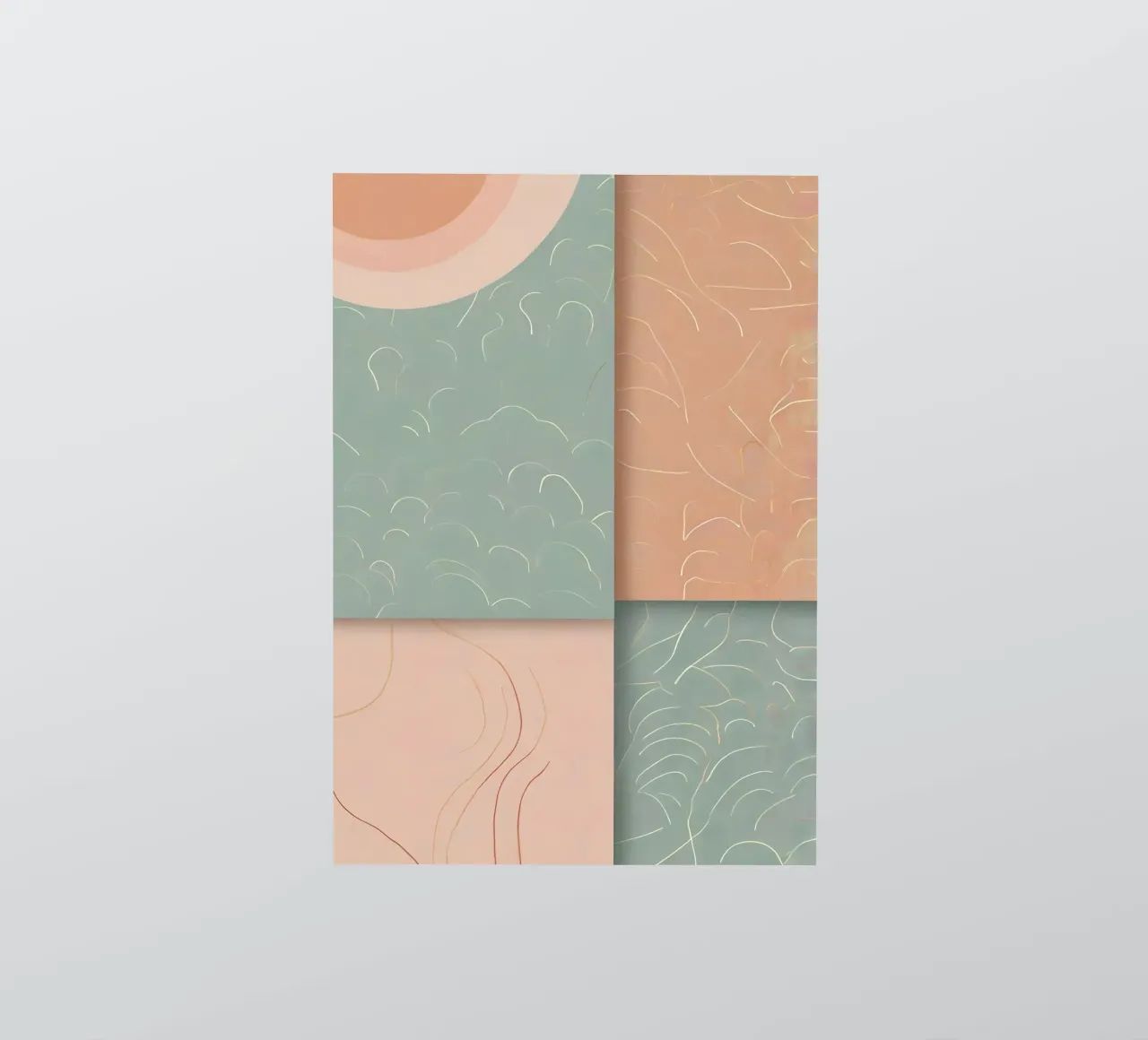 Abstract Pattern sticker by Charnwood Prints