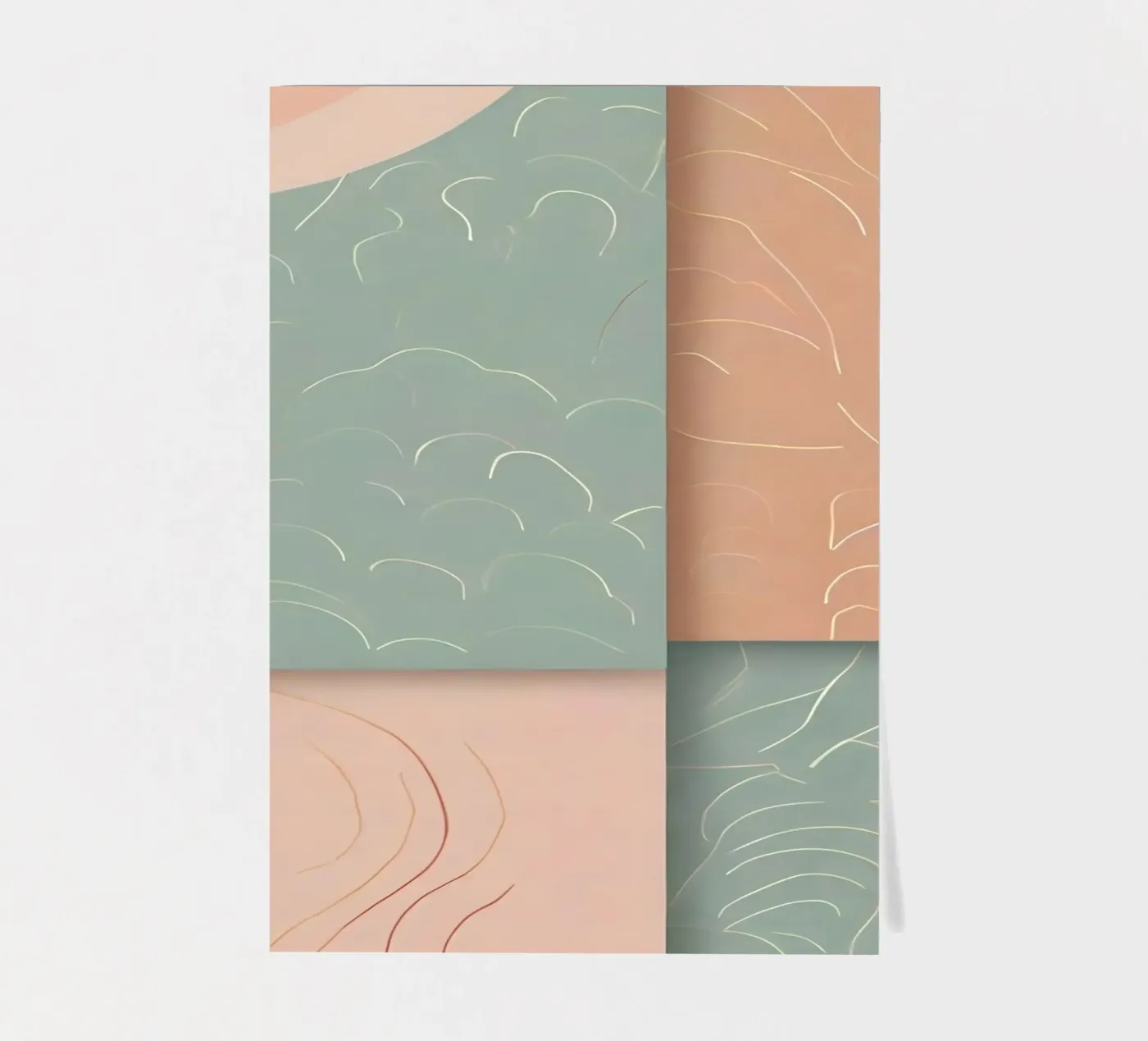 Modello astratto foglio adesivo da Charnwood Prints