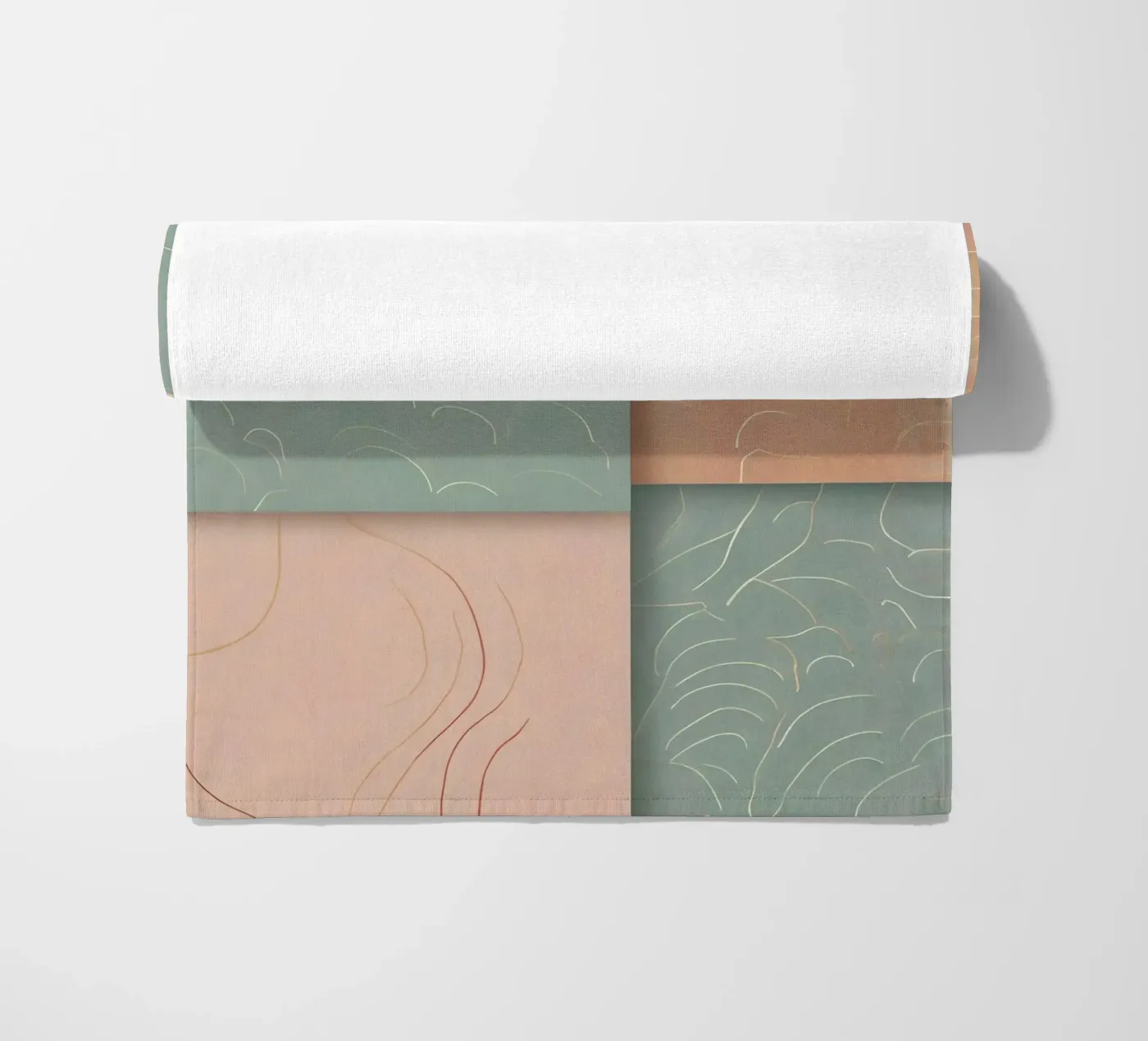 Abstract Pattern Strandtuch von Charnwood Prints