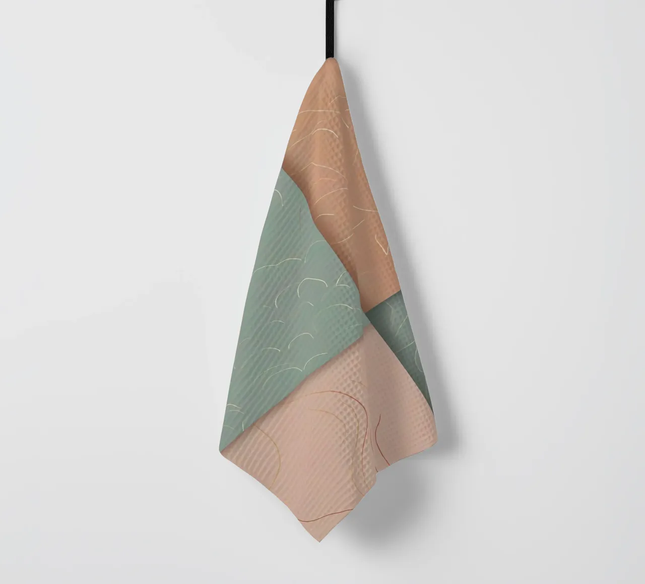 Abstract patroon theedoek van Charnwood Prints