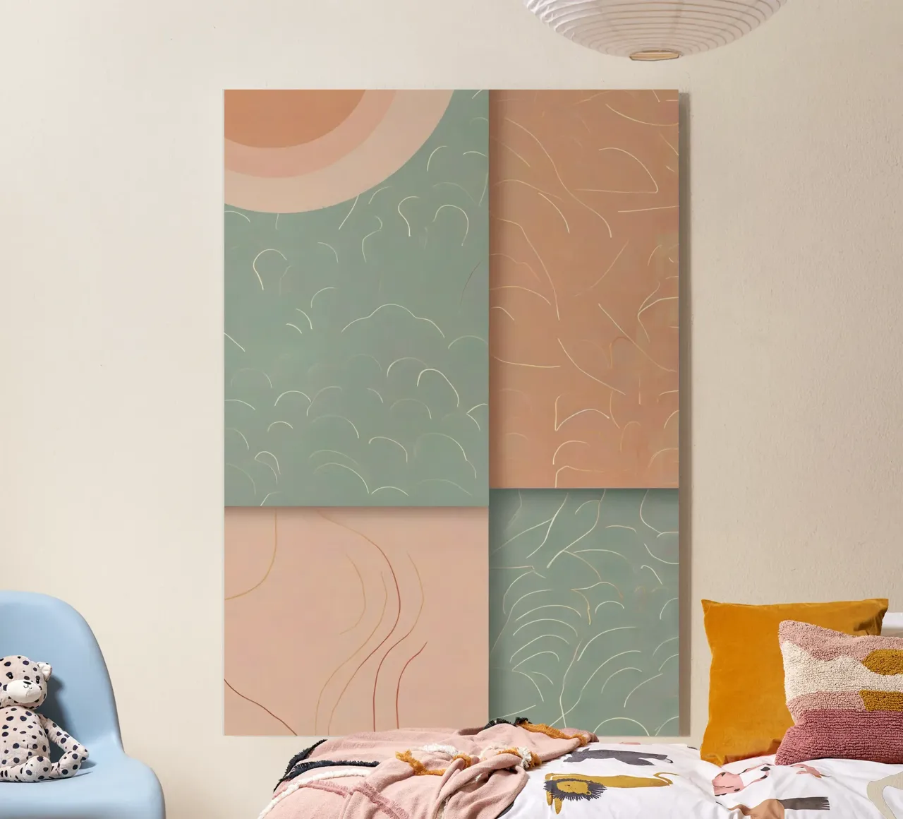 Abstract Pattern acrylic glass by Charnwood Prints