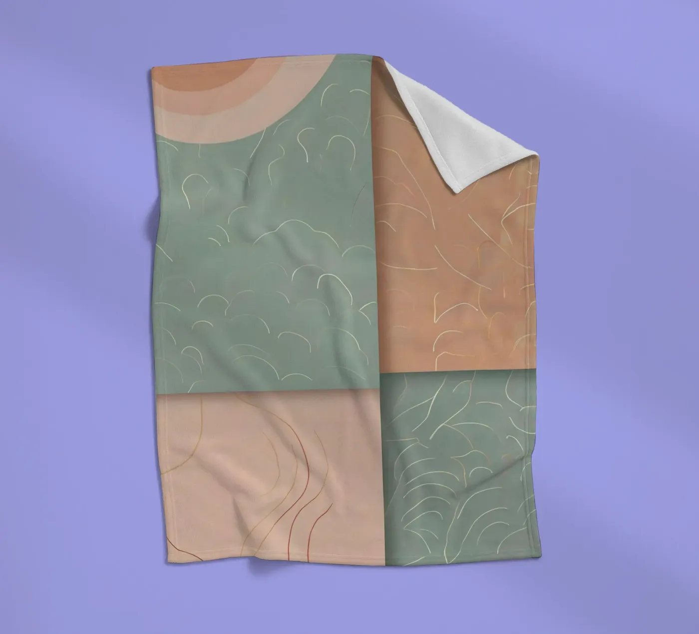 Abstract Pattern Fleecedecke von Charnwood Prints