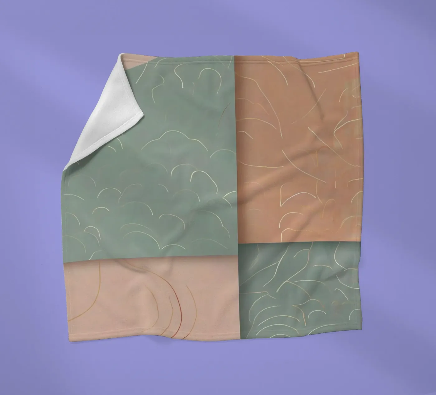 Abstract Pattern Fleecedecke von Charnwood Prints