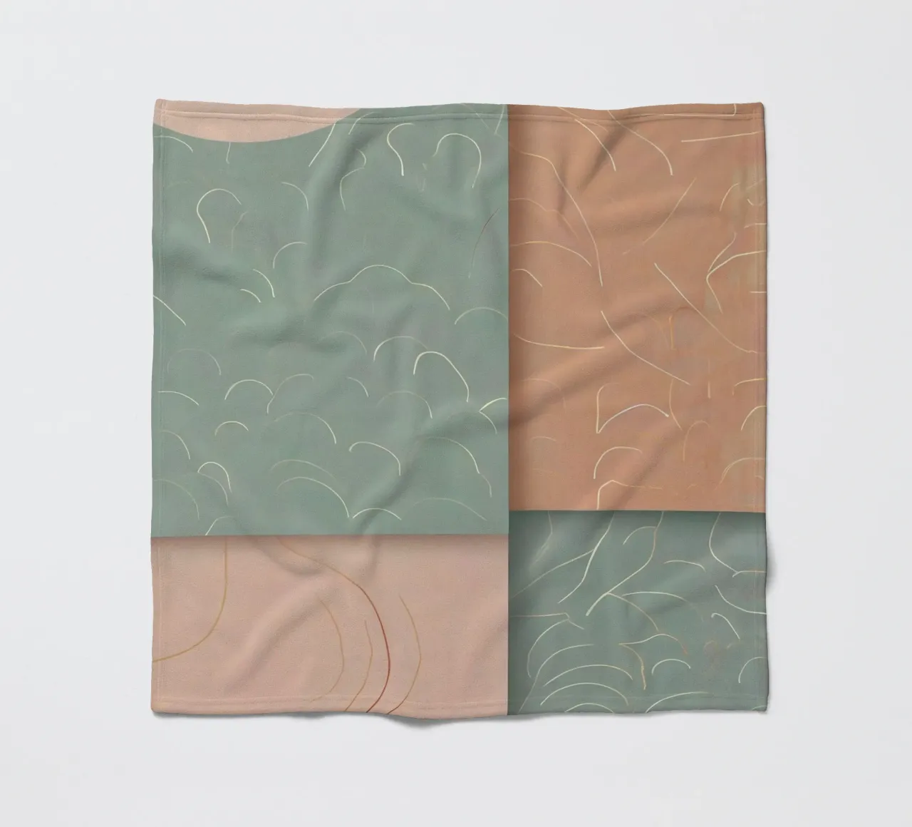 Abstract Pattern fleece blanket by Charnwood Prints