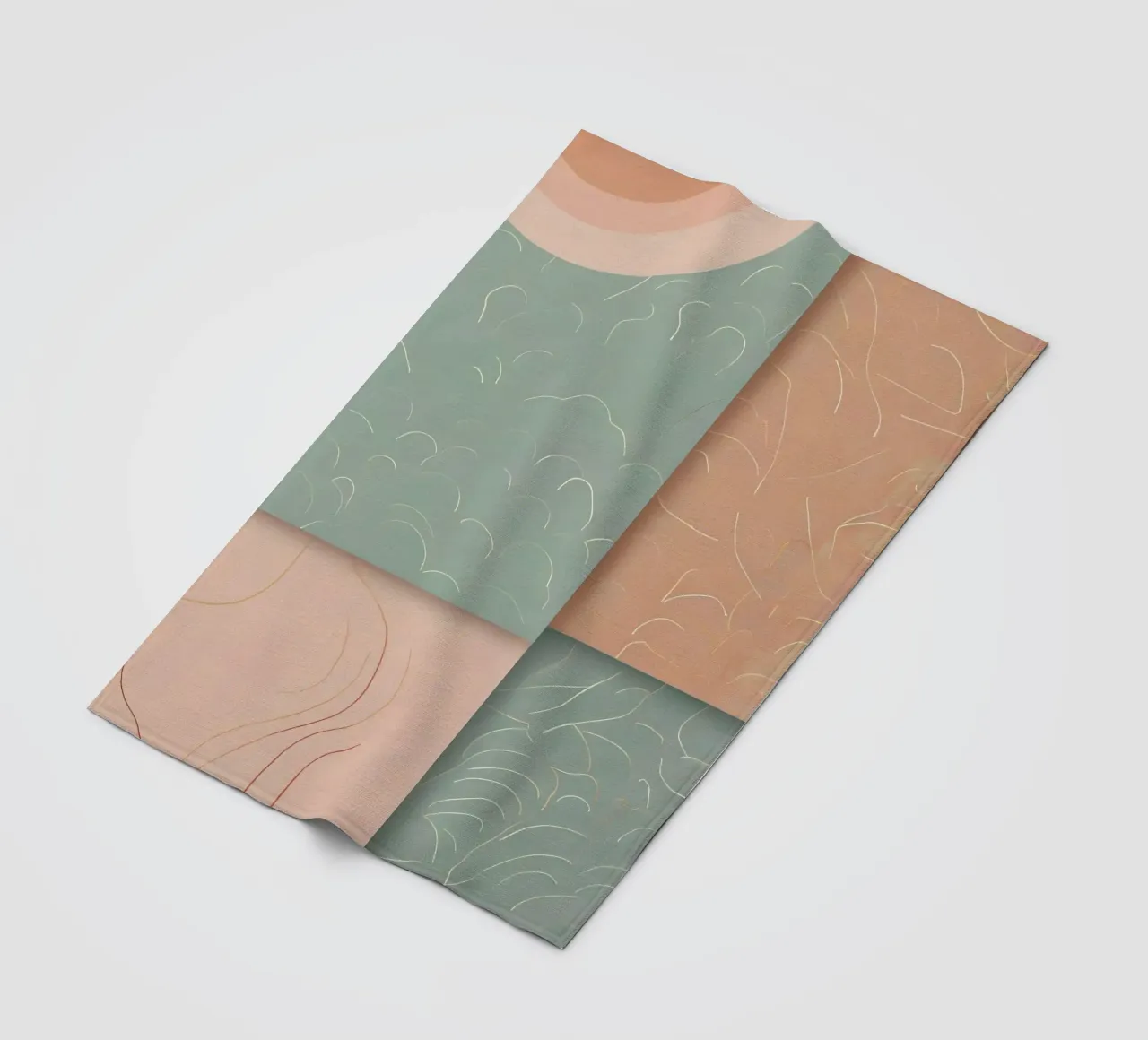 Abstract Pattern fleece blanket by Charnwood Prints
