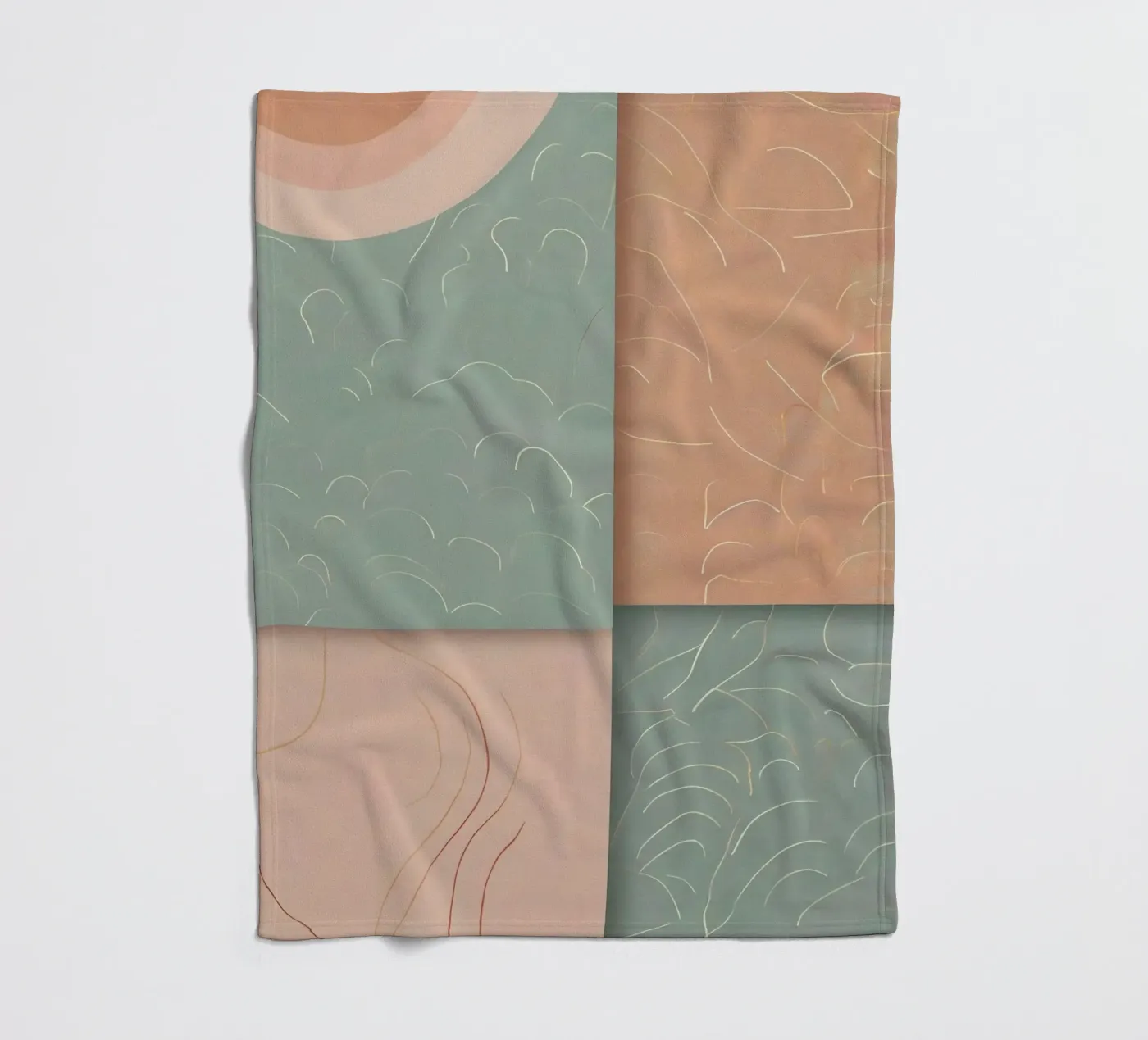 Abstract Pattern Fleecedecke von Charnwood Prints