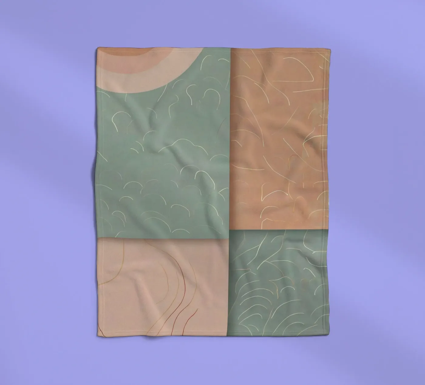 Abstract Pattern Fleecedecke von Charnwood Prints