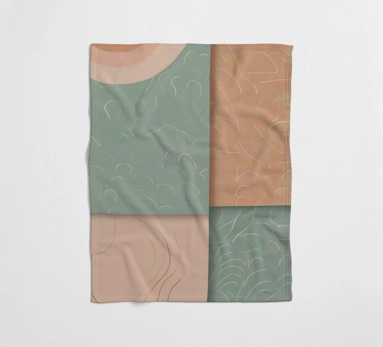 Abstract Pattern fleece blanket by Charnwood Prints