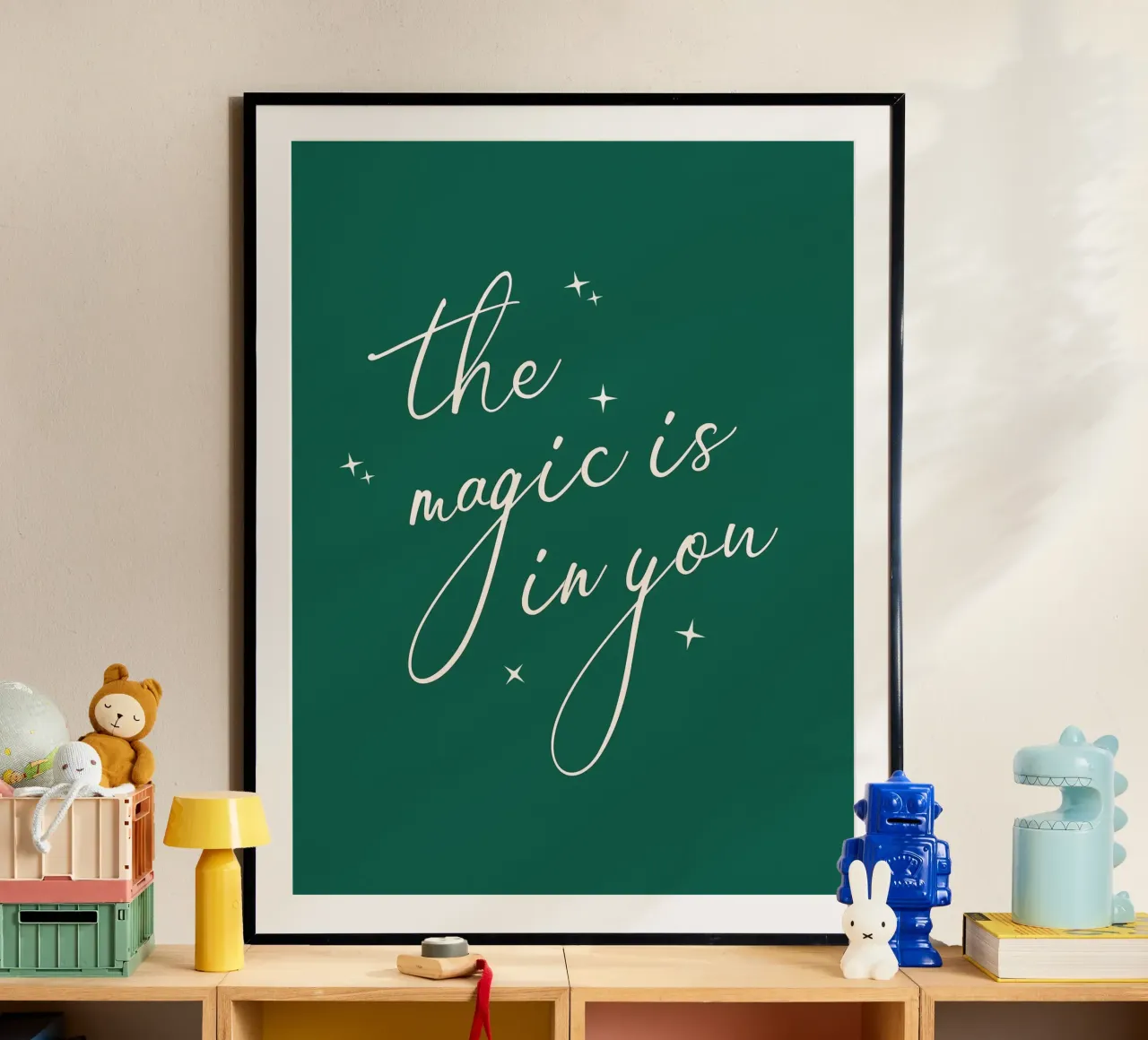 Die Magie liegt in Ihnen Zitat Poster von Paigaam Studio
