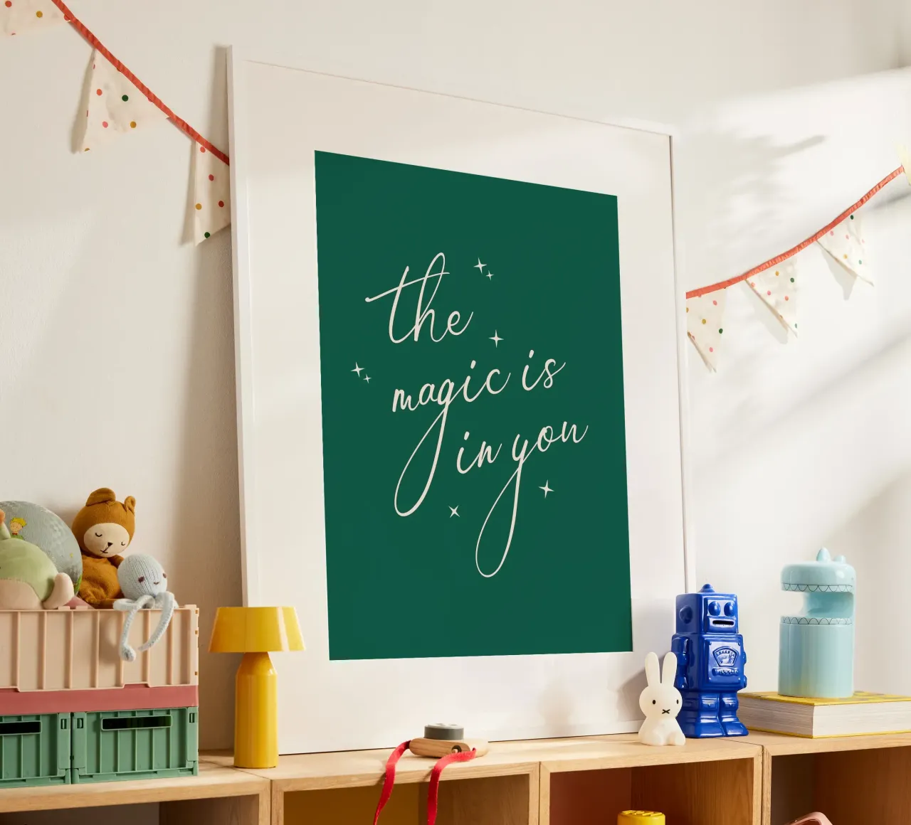 Die Magie liegt in Ihnen Zitat Poster von Paigaam Studio