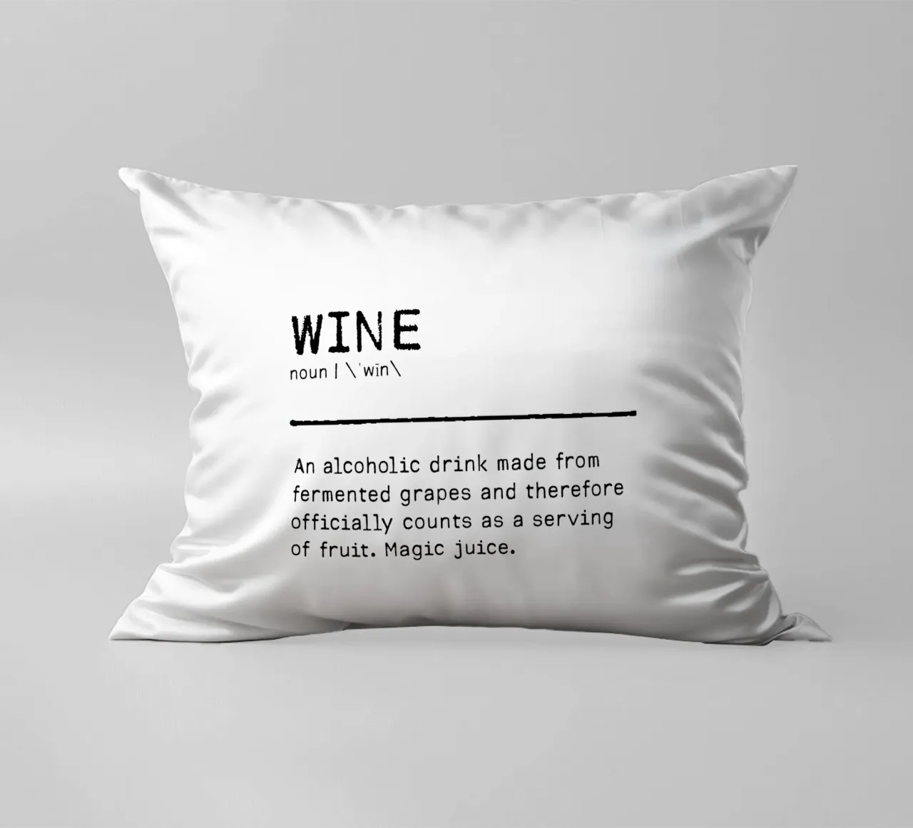 Definizione Citazione - Vino I cuscino da Orara Studio